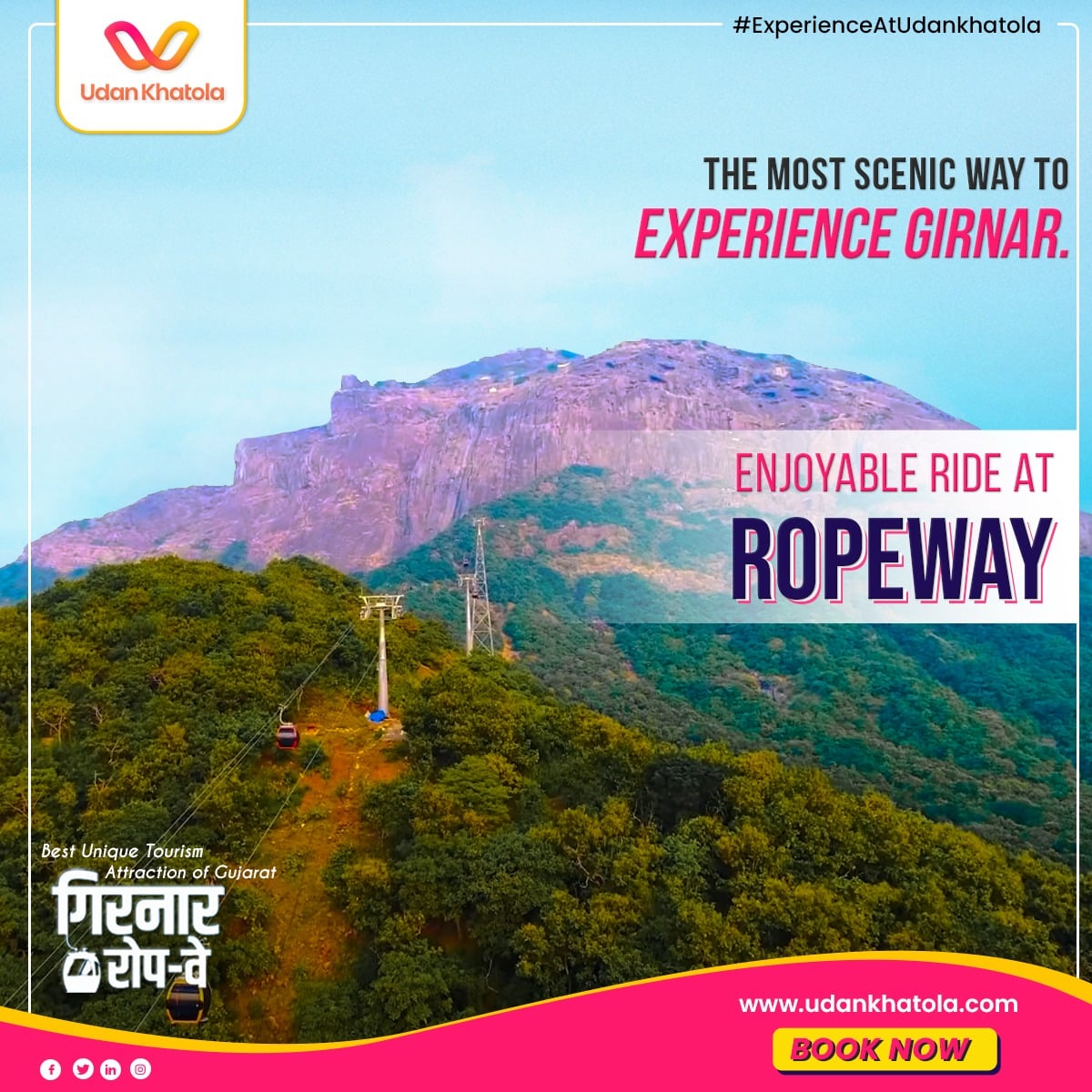 Udan Khatola - Girnar Ropeway is the most panoramic way to experience ...