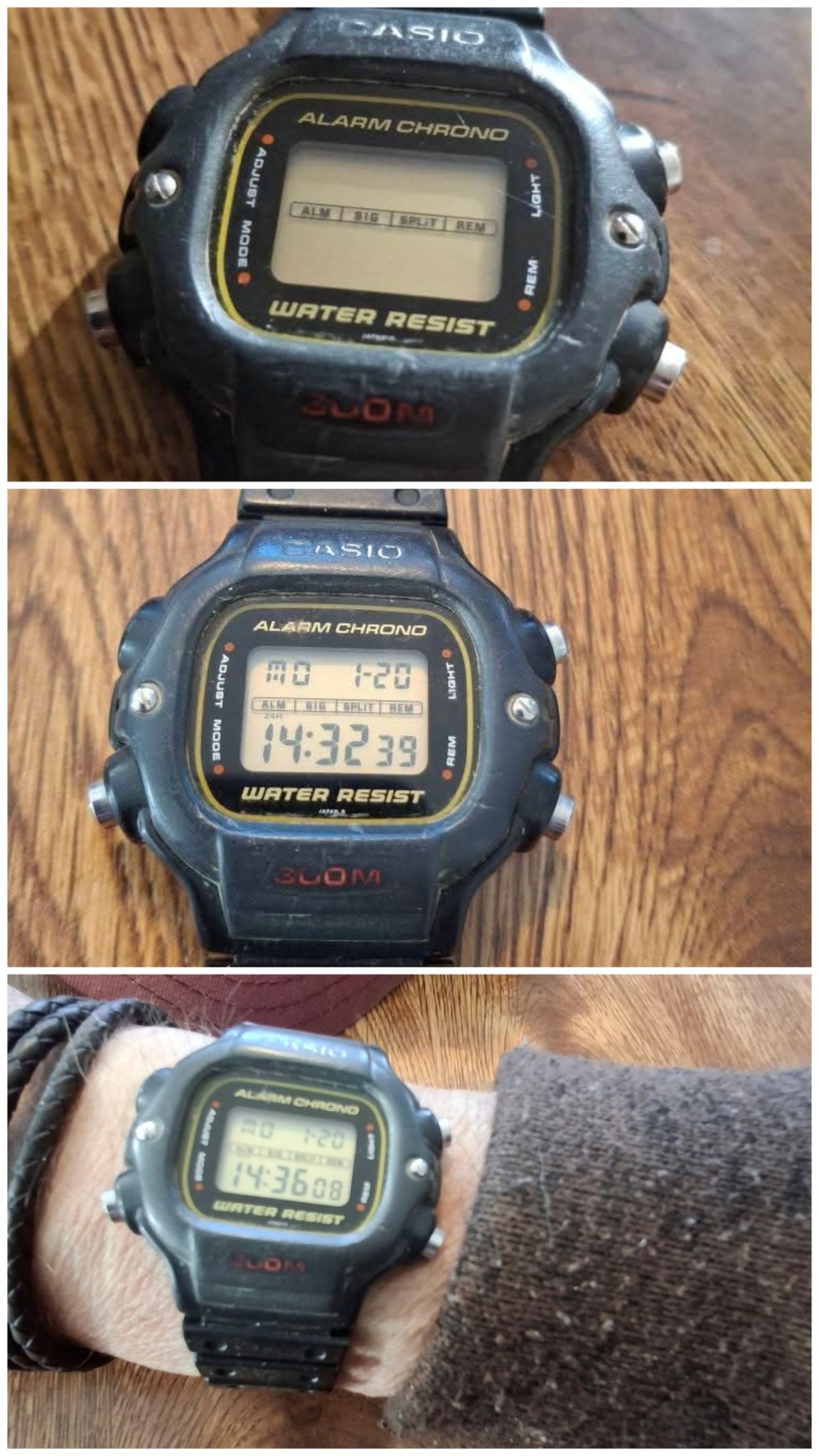 Vintage 1980s Casio DW-1400 SCUBA Digital Watch Review