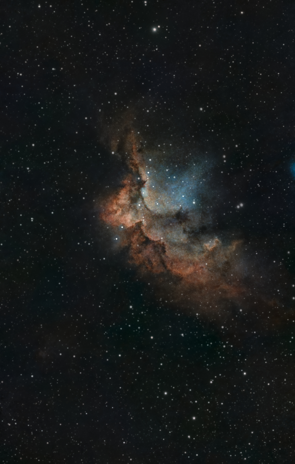 しし座の三つ子銀河 NGC3638、N65、M66という3つの渦巻き銀河で構成