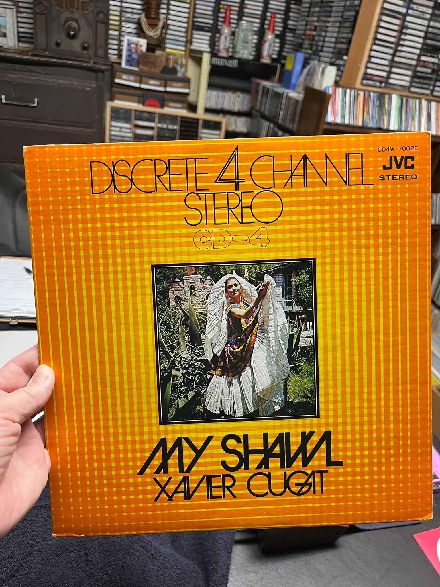 Xavier Cugat album on JVC Records CD-4 format