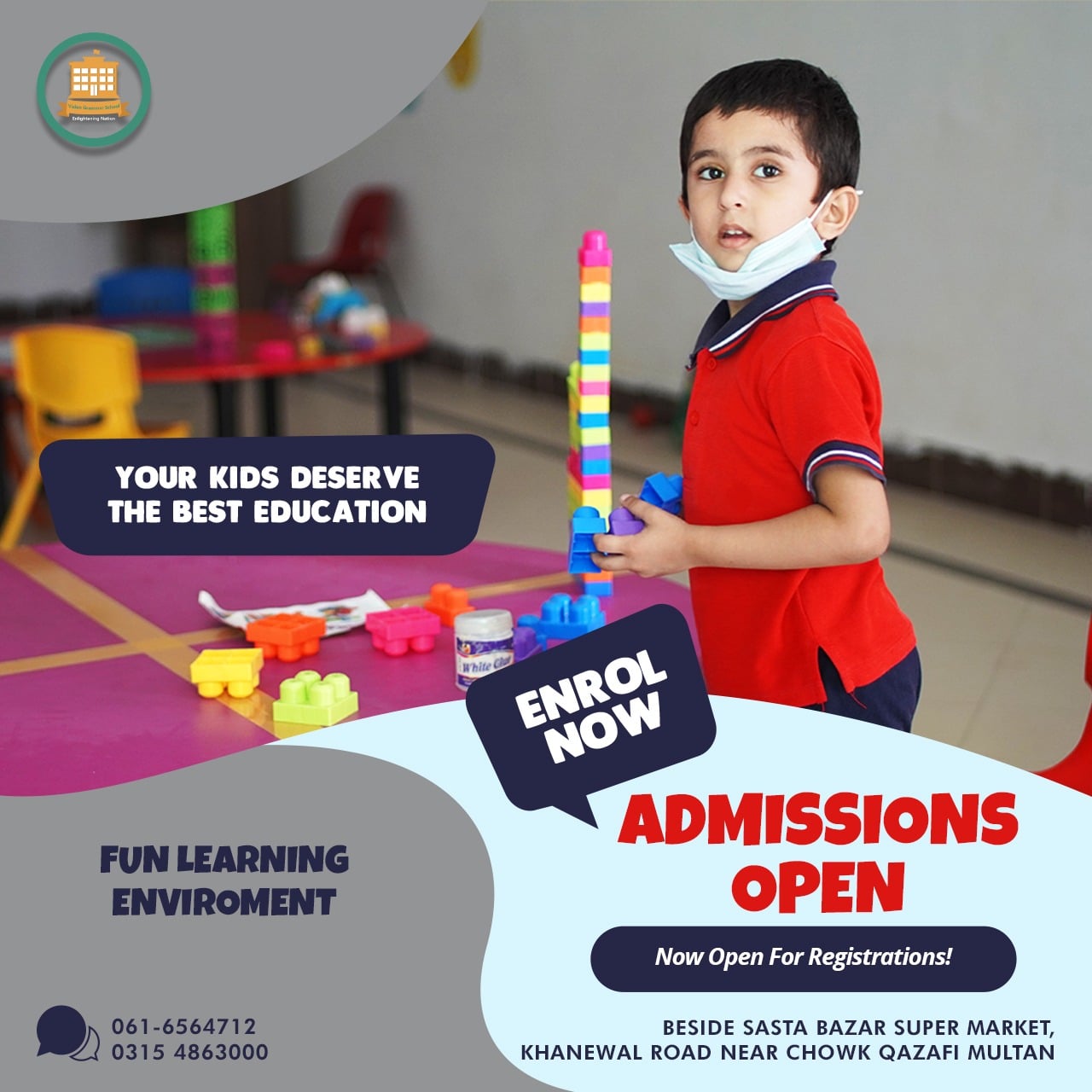Vision Grammar School - ADMISSIONS OPEN.!!! 🏣 From Pre Section to 8th ...