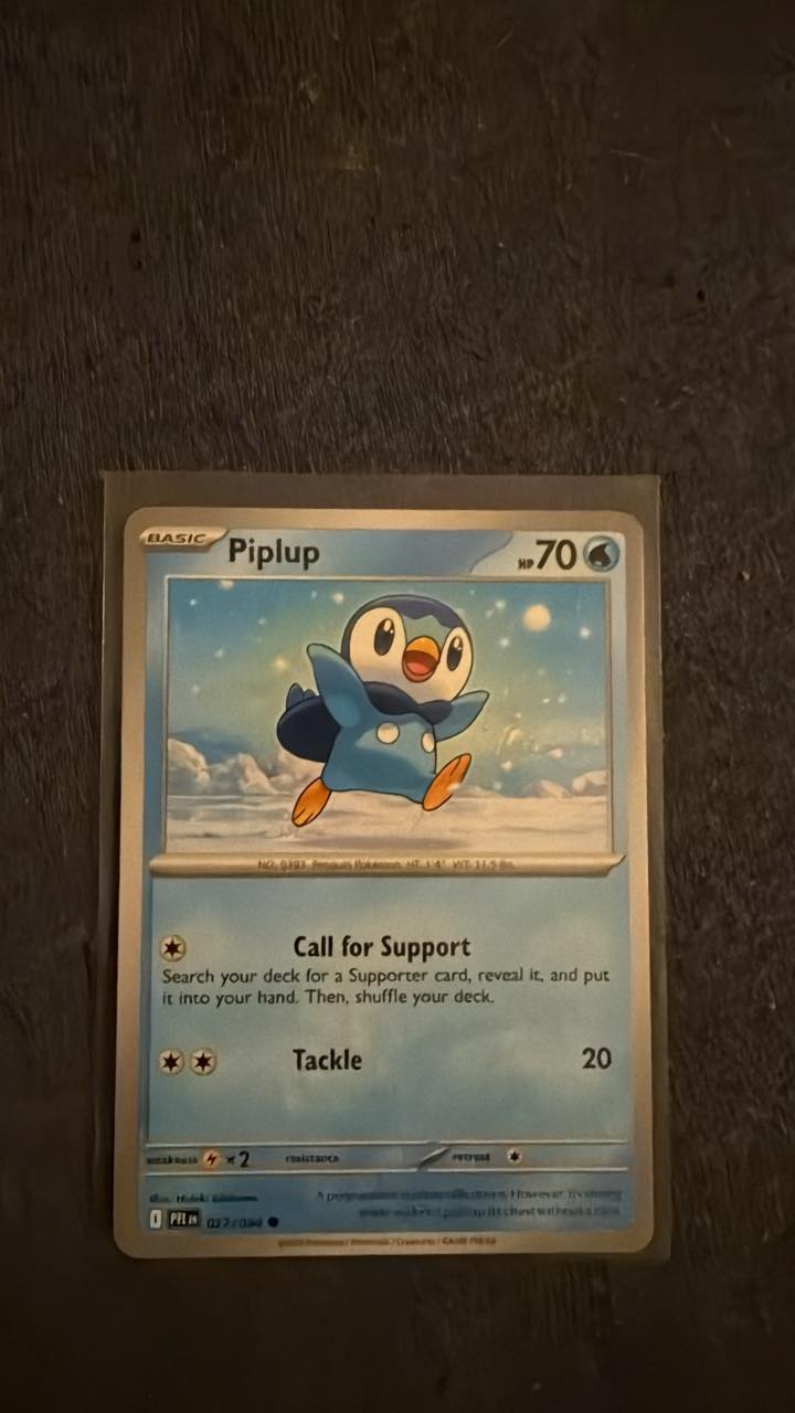 piplup pokemon card mcdonalds - 2018 Toy If heads Piplup - 93/130 [Diamond and