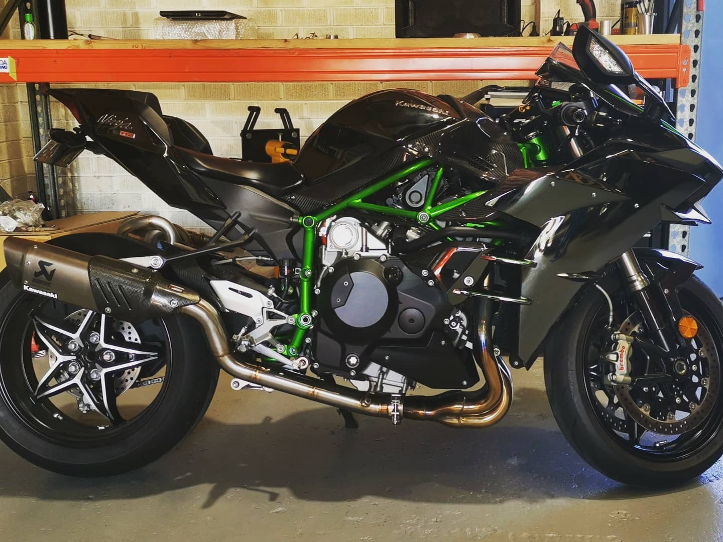 As much a piece of art as it is a performance part - Akrapovič for