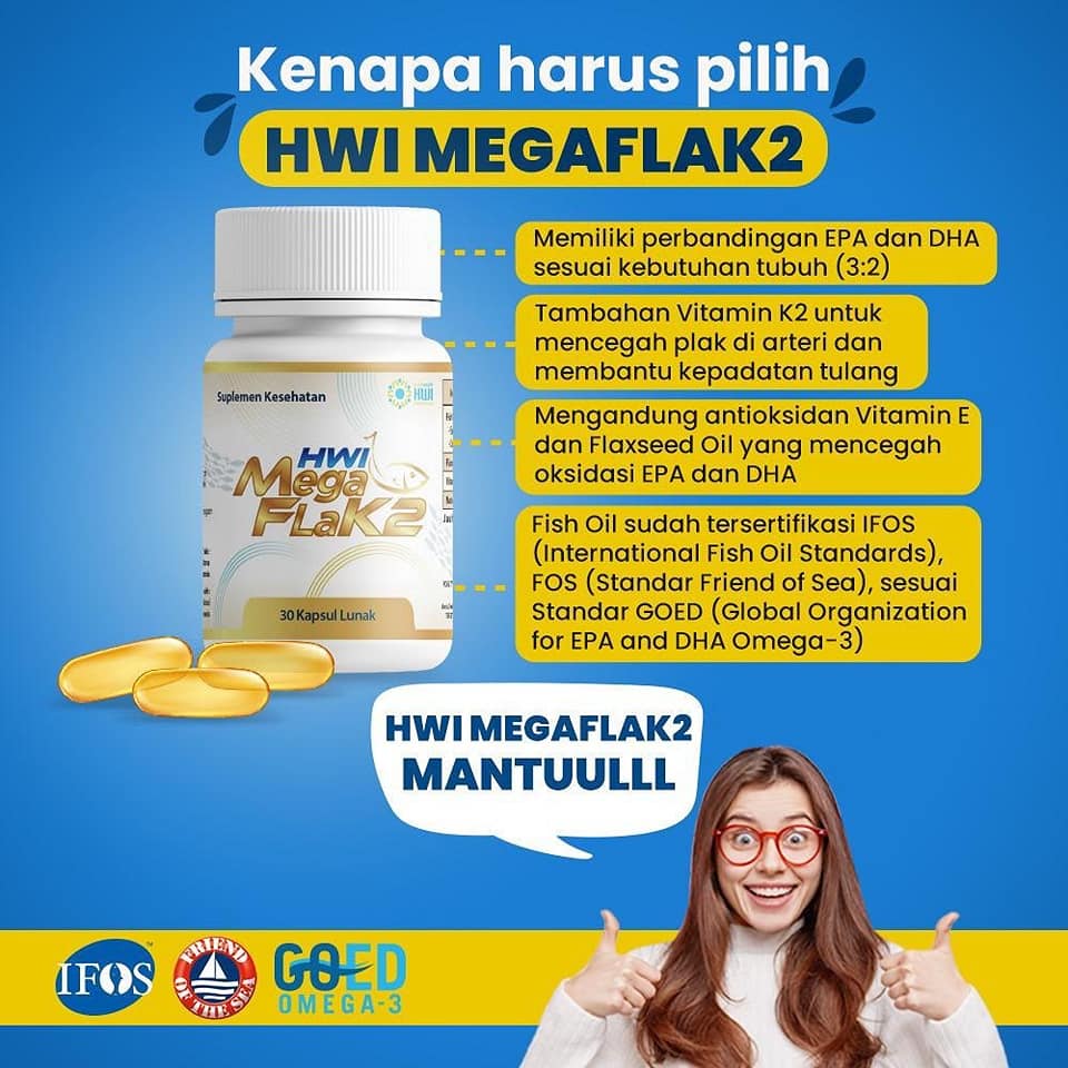 Sudah tau belum manfaat HWI MegaFlaK2... - Collagen Glucella