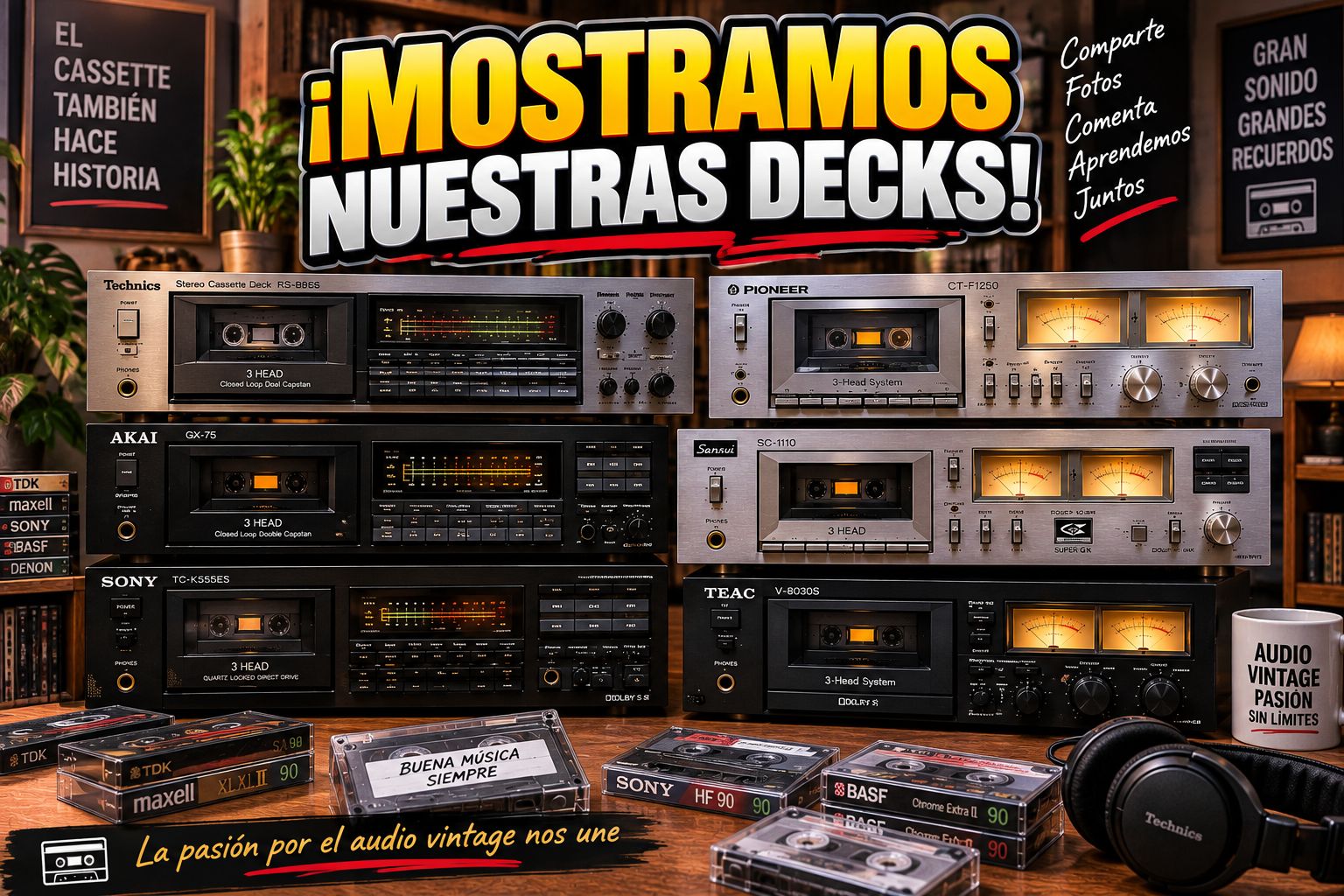 Muestra la deck que te acompaña