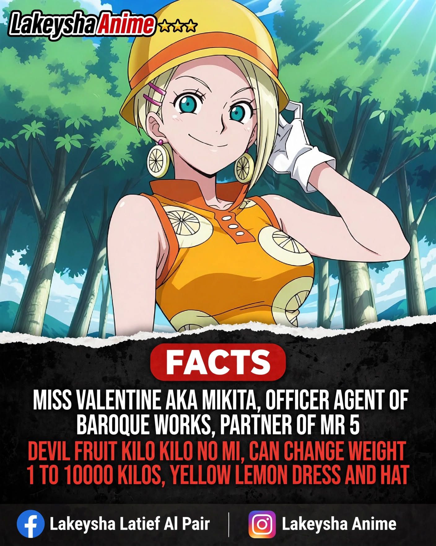 Miss Valentine weight ability in One Piece