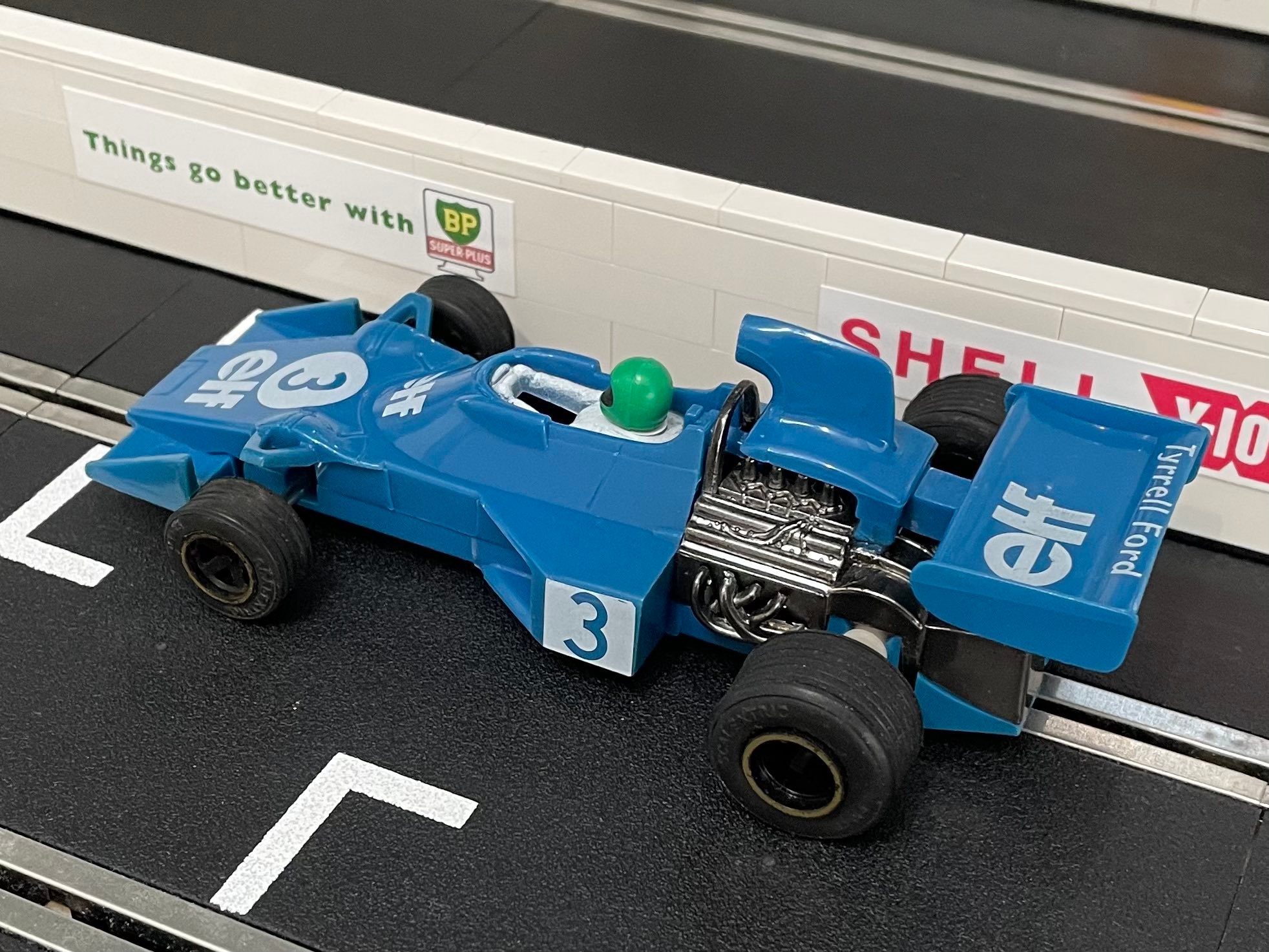 Classic Scalextric Tyrrell Ford Formula 1 car remains a favourite