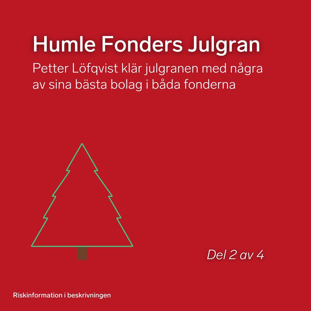 Humle Fonder - Idag fortsätter vi att klä julgranen med...