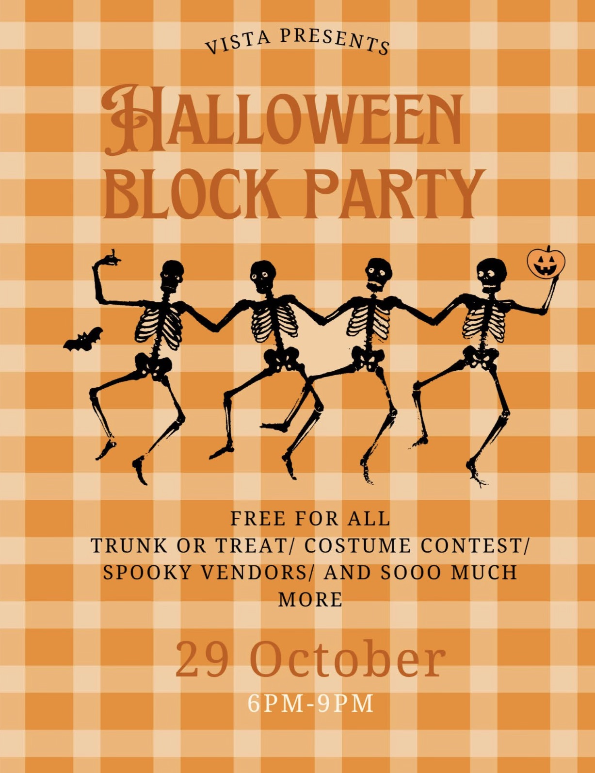 Hallow’s Eve Block Party @ Vista 🎃👻