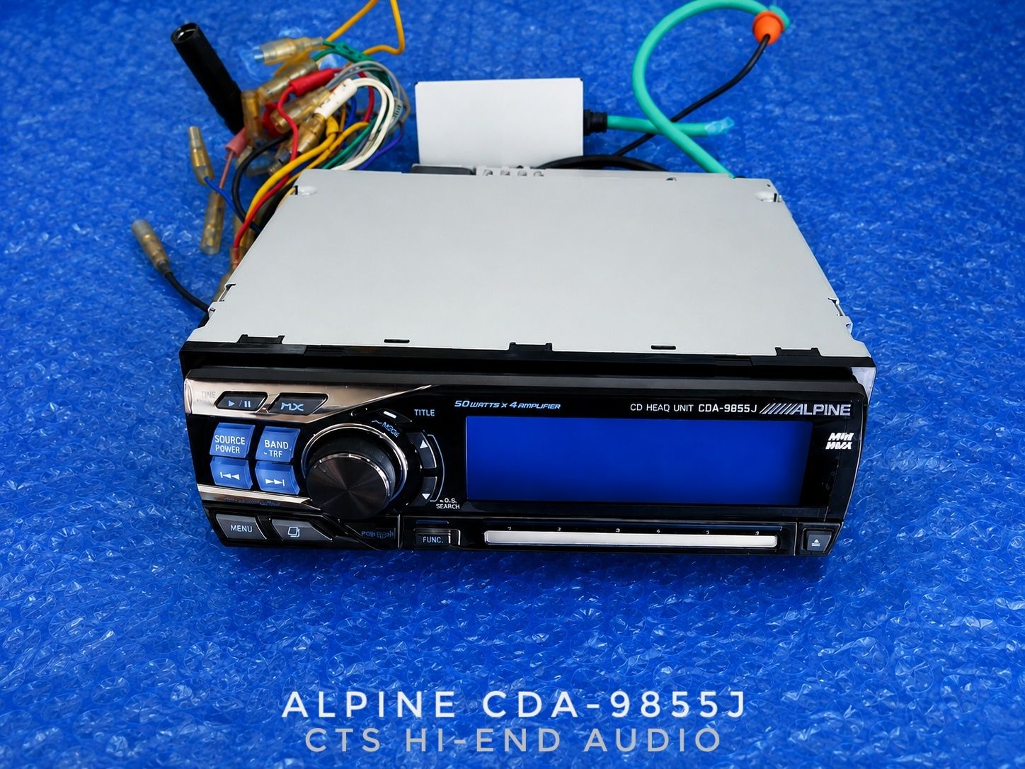 ✨ Alpine CDA 9815J Sound of Hi-fi CD Head Unit Brand year 2003