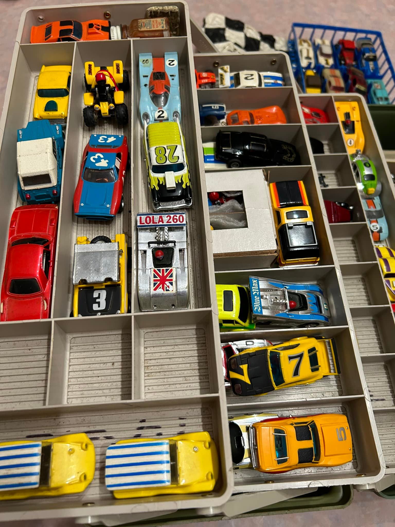 cars tackle box PowerHobby Pit for 1/24 Scale Slot  Key City Hobby Assembled dimensions matchbox cars storage | The