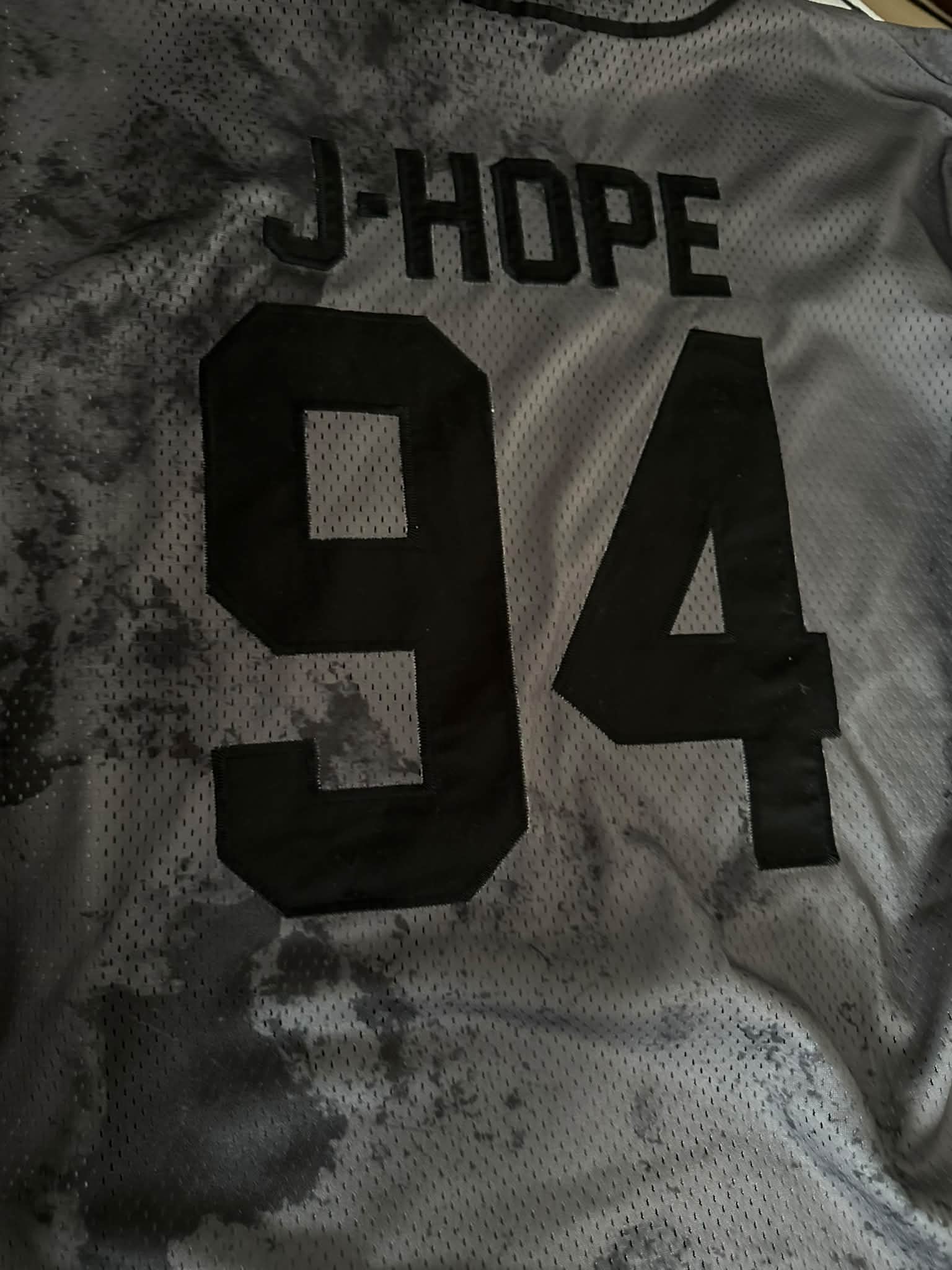 Stained J-Hope BTS jersey for sale - XL/XXL, $110, Los Angeles pickup