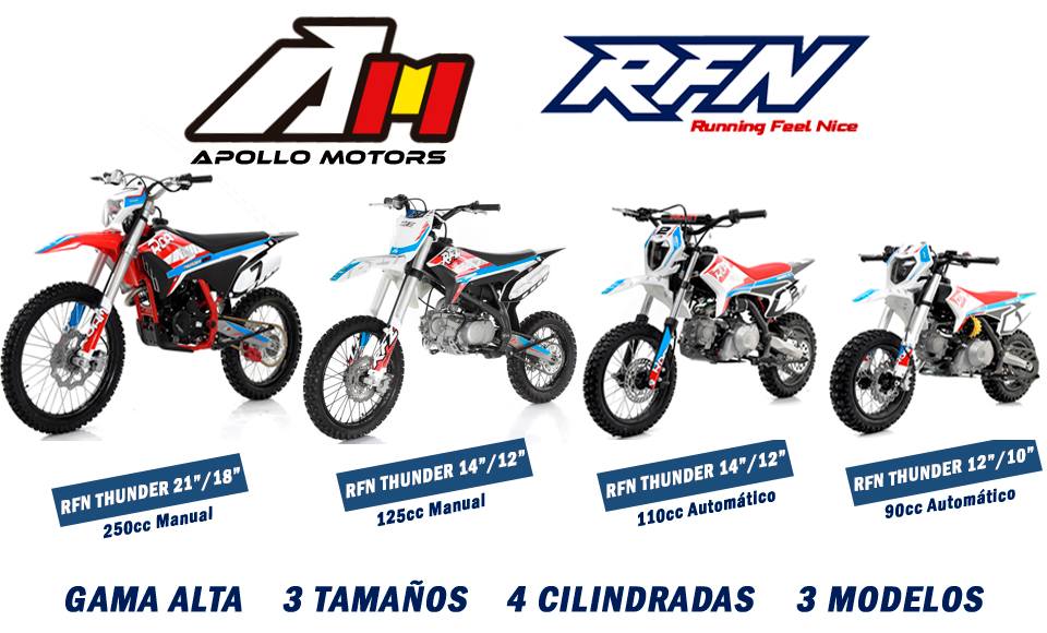 Motos Apollo - 🚨¡Nuevos modelos Pit Bike Apollo RFN ya...