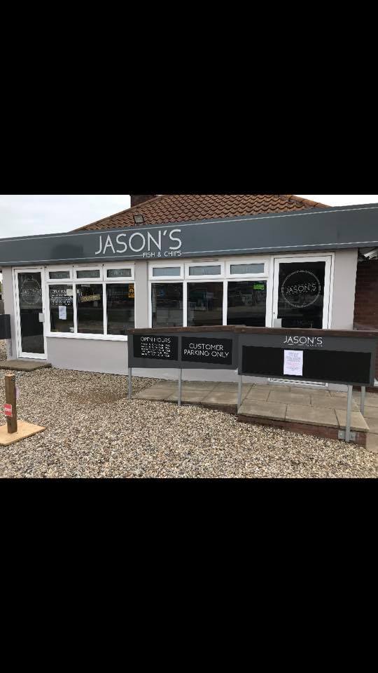 New Colour for the out side... - Jason's Fish & Chips