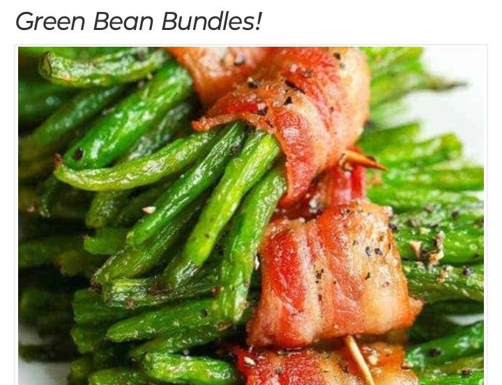 Bacon-wrapped green beans with Italian dressing recipe