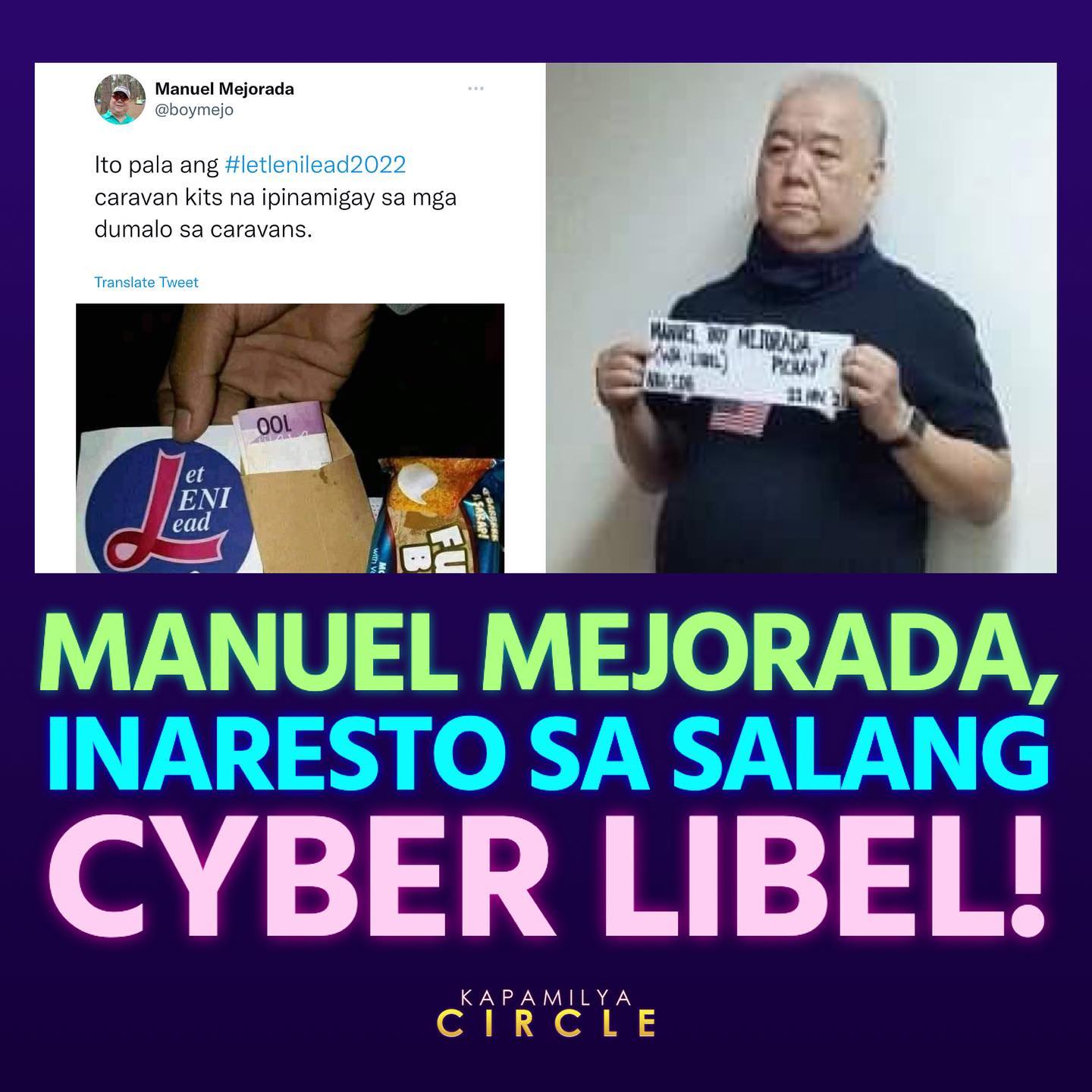 Circle - TINGNAN: Inaresto ng NBI ang mapanirang matanda na si Manuel ...