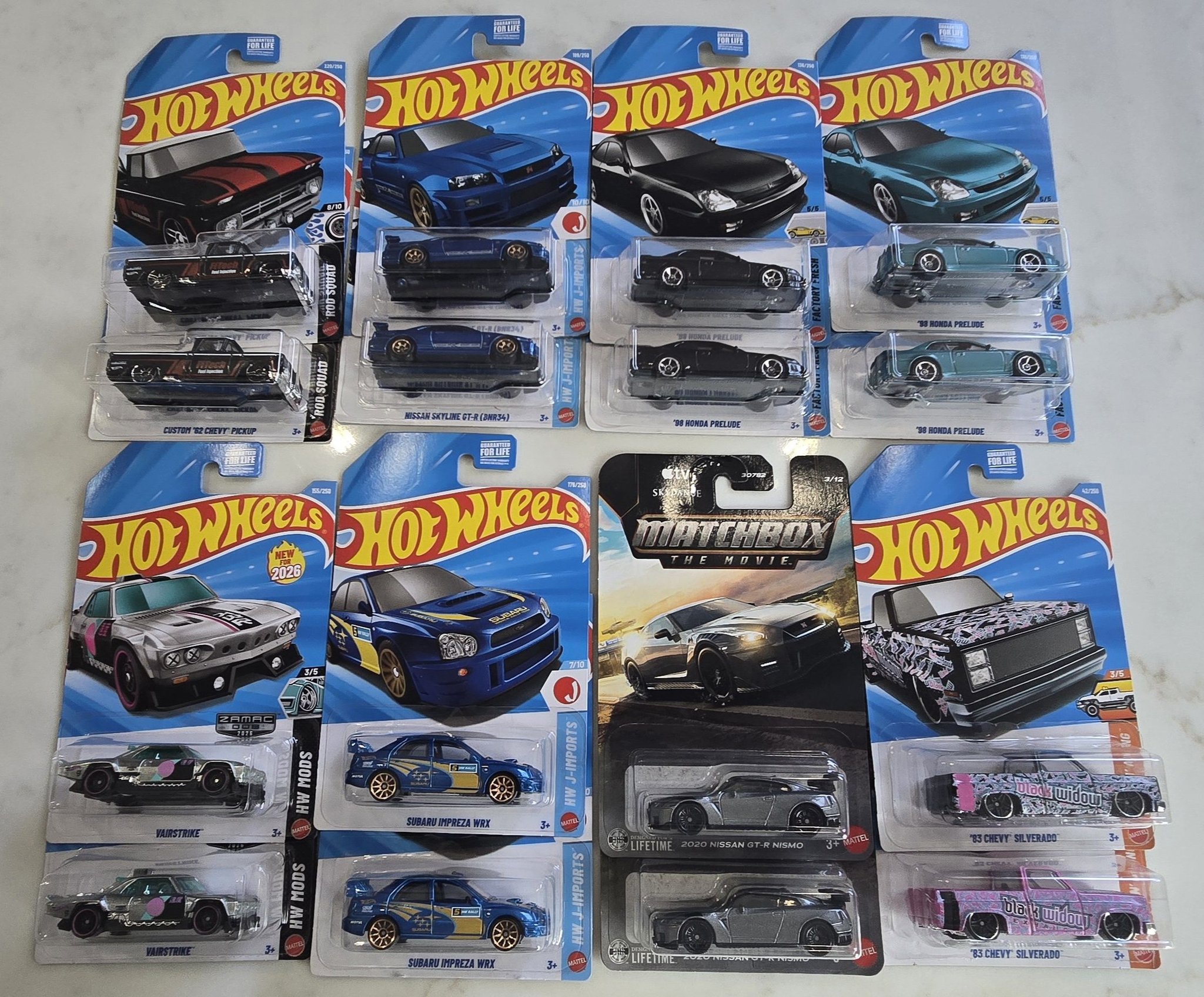 Hot Wheels trade: seeking STH, 0/5 chase, or unique models