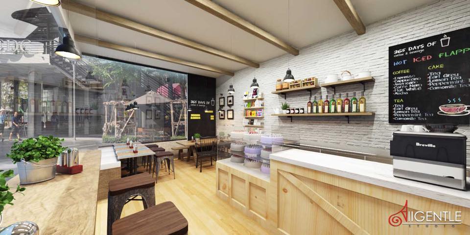 งานออกแบบคาเฟ่ ร้านกาแฟ งานออกแบบ คาเฟ่ในสไตล์Loft เน้น Material หลัก ...