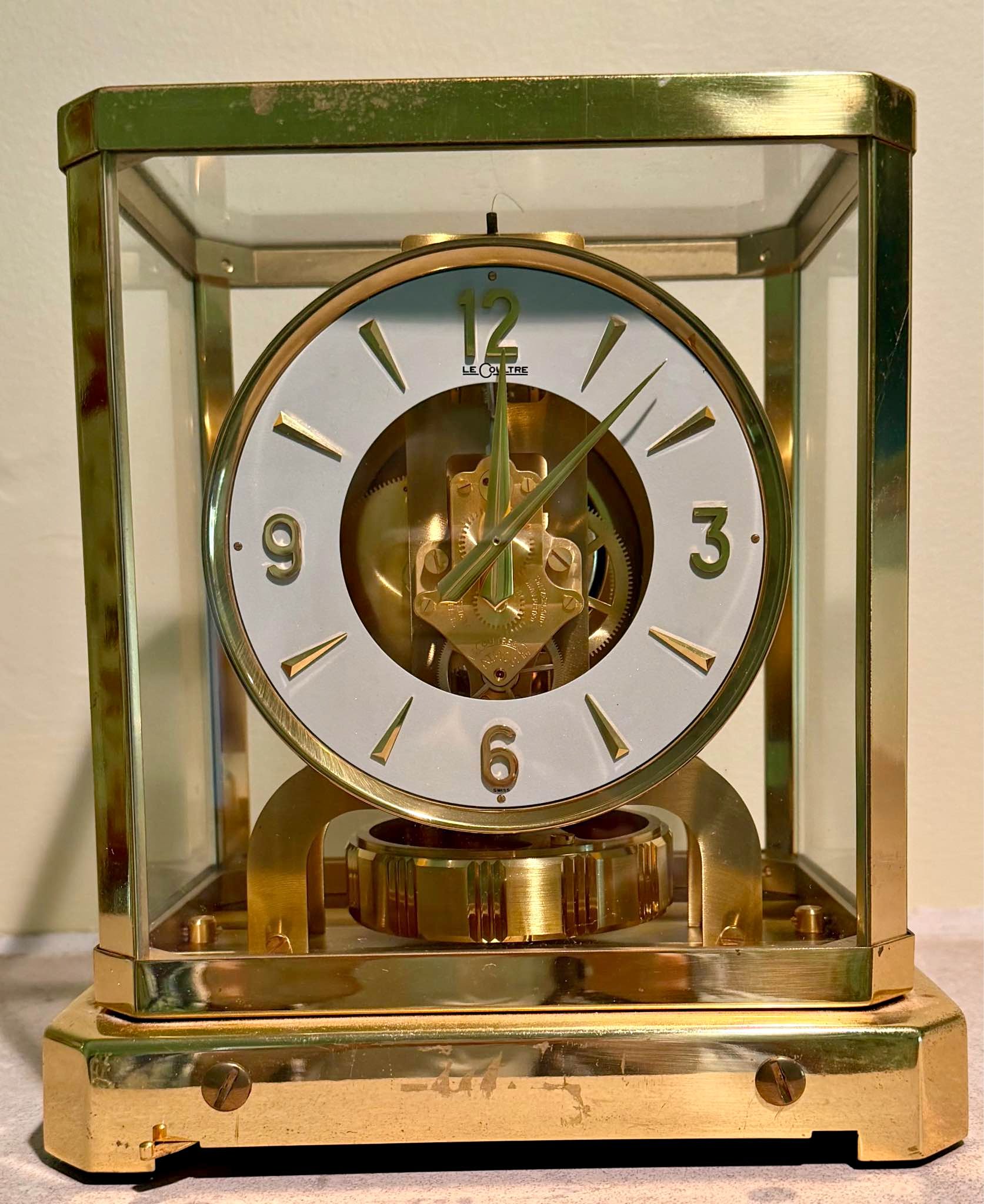 Jaeger Le Coulter Atmos Clock - Desk, Mantel & Shelf Clocks - Cold ...