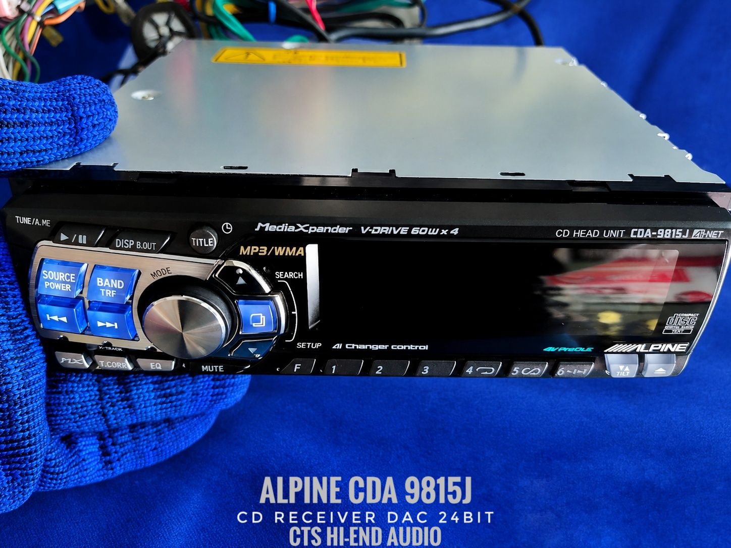 ALPINE CDA-9815J CDヘッドユニット ✨ Alpine CDA 9815J Sound of Hi-fi CD Head Unit Brand year 2003