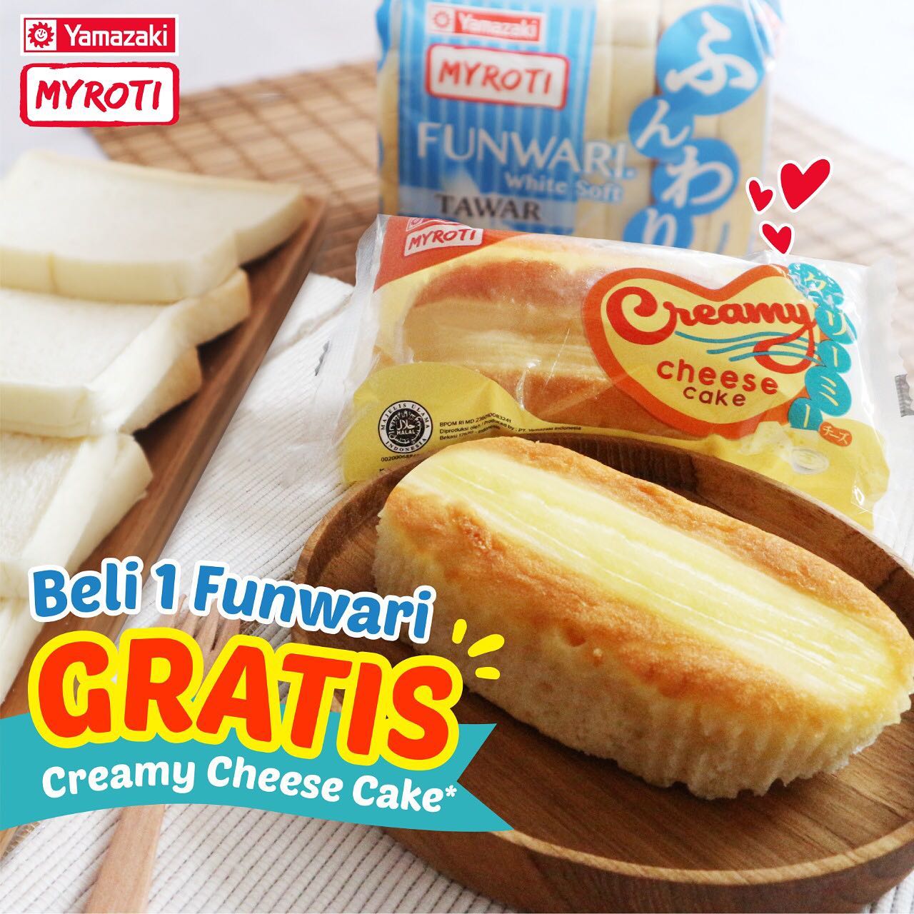 Yamazaki MYROTI - GRATIS!! Dapatkan Creamy Cheese Cake secara cuma-cuma ...