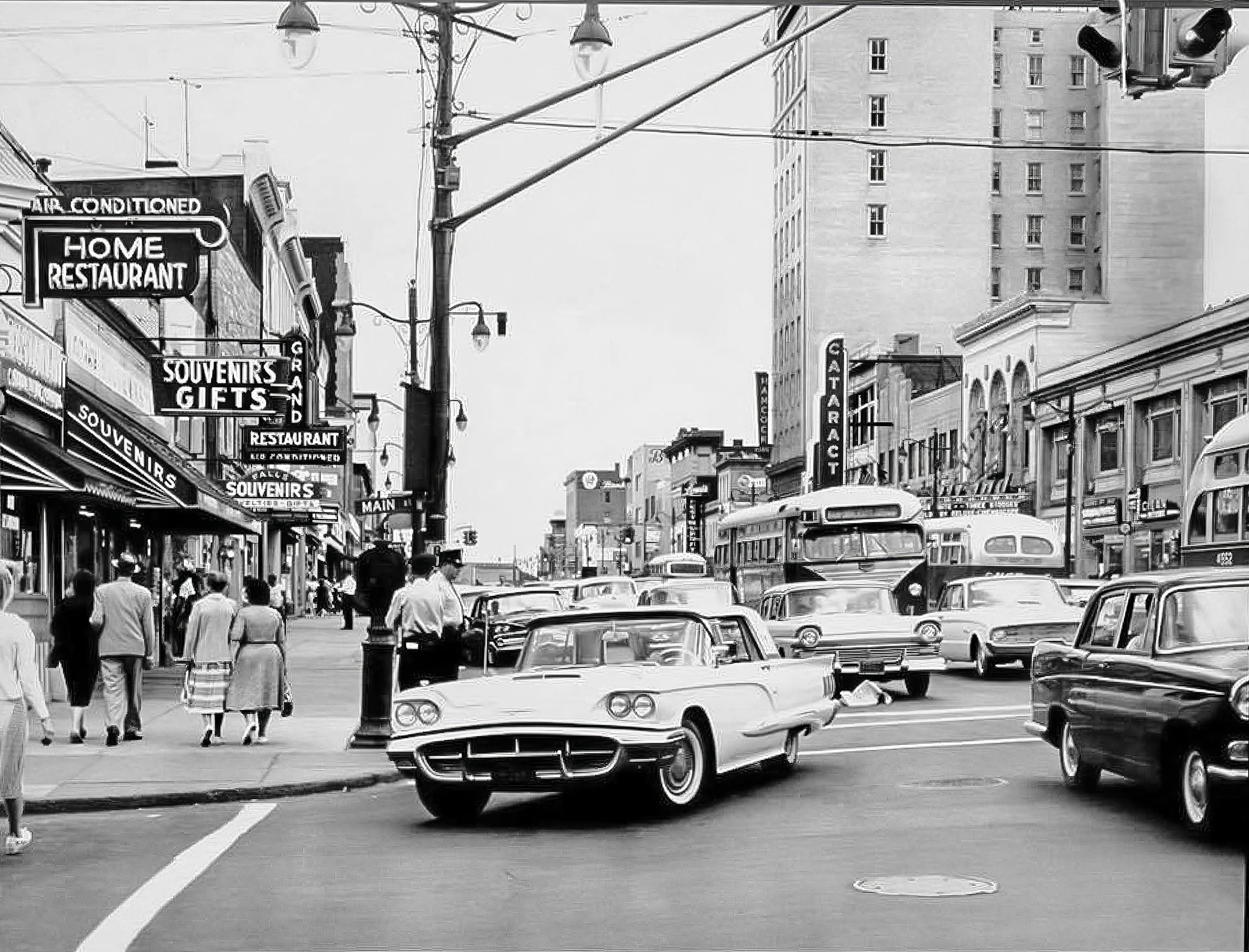 The 300 block of Main street in Niagara Falls in 1964!