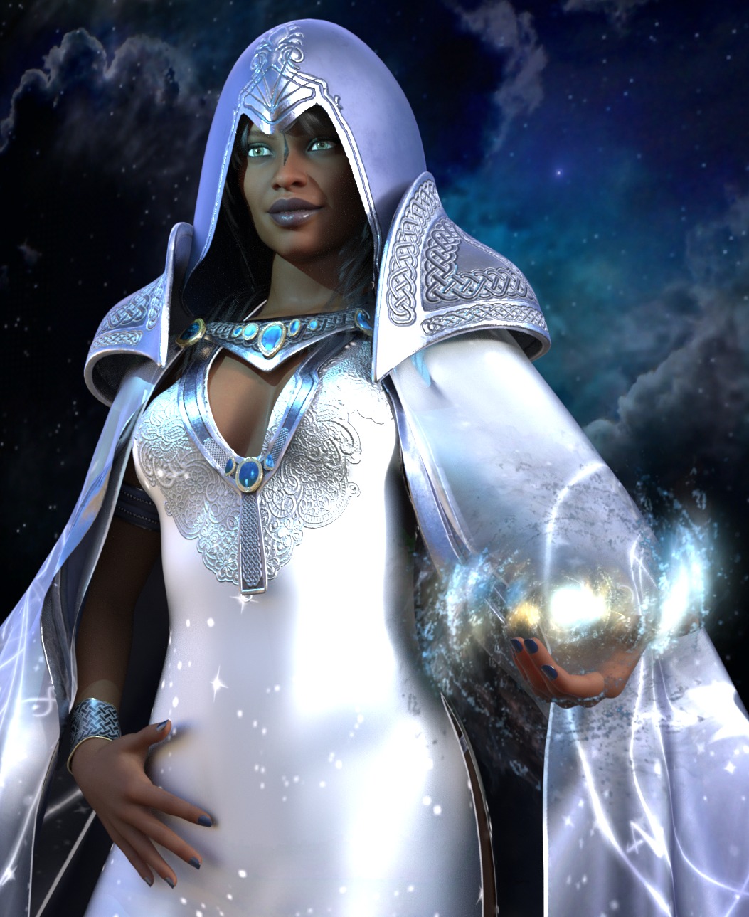 A I ） No.001 created female character