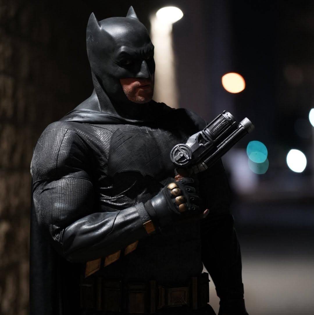 The Bat... First suit up test Cowl and suit by Reevzfx Cape by DH ...