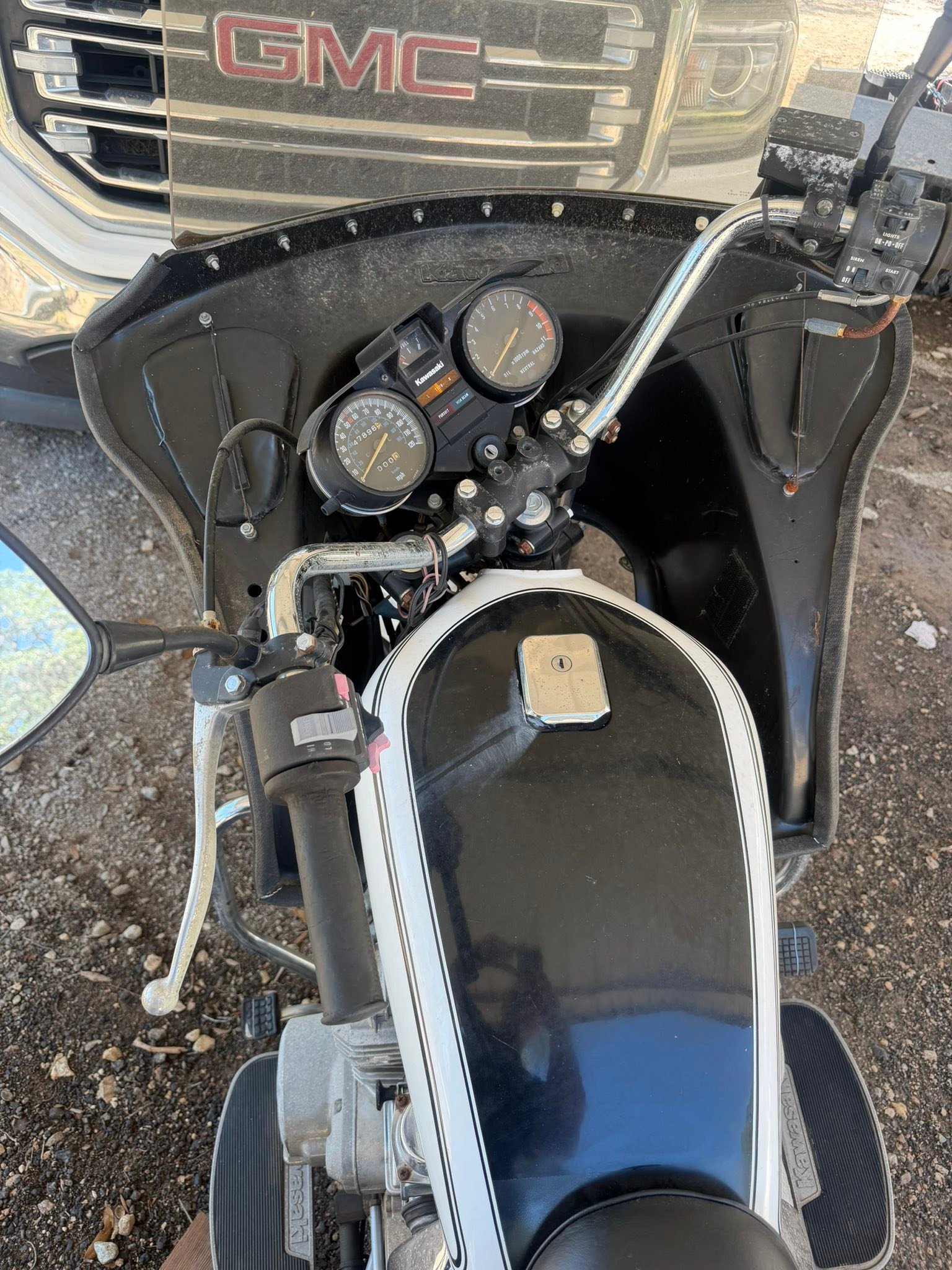 Should I restore my 2001 KZ1000P police bike myself or have it towed?