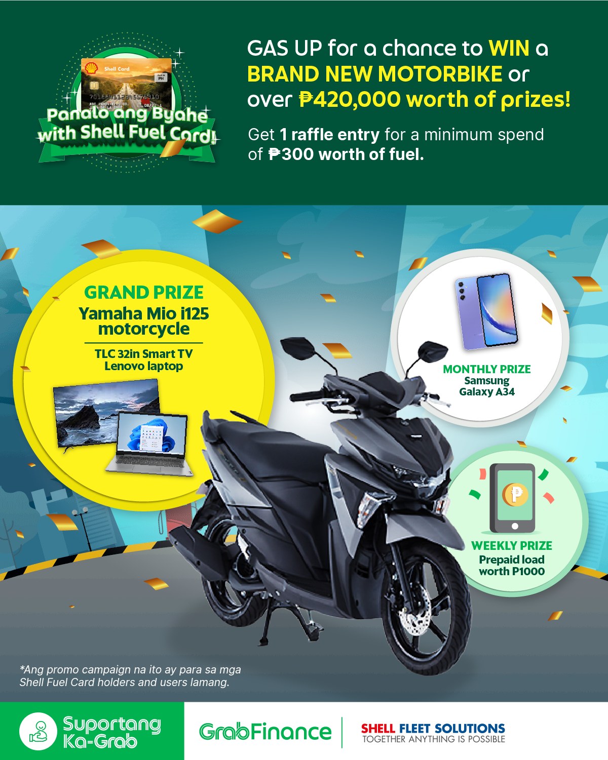 2W Ka-Grab - Tuloy-tuloy lang sa paggamit ng Shell Fuel... | Facebook