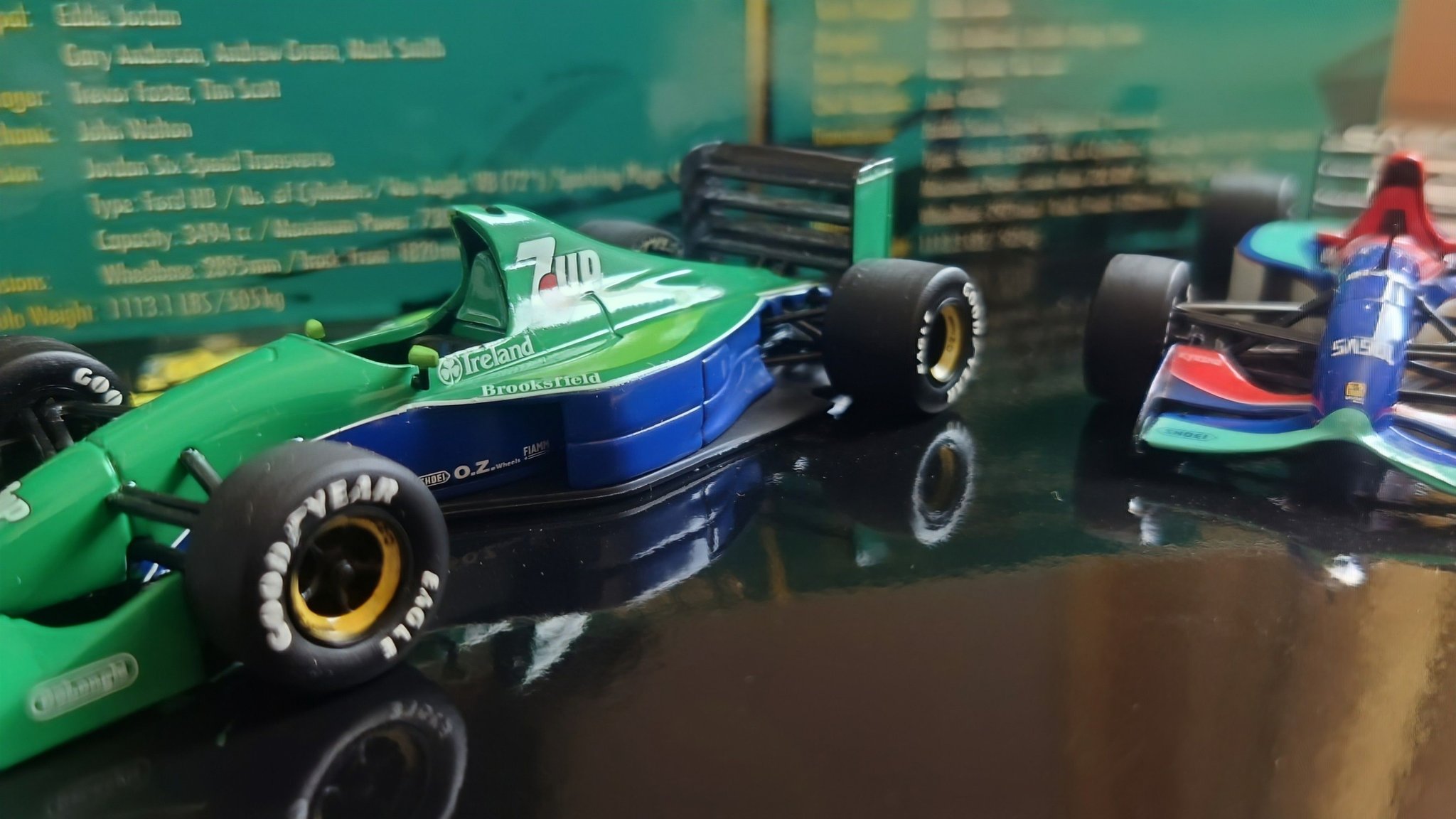 前々から1/43でYAMAHAエンジンのジョーダン(192)を探していたところ