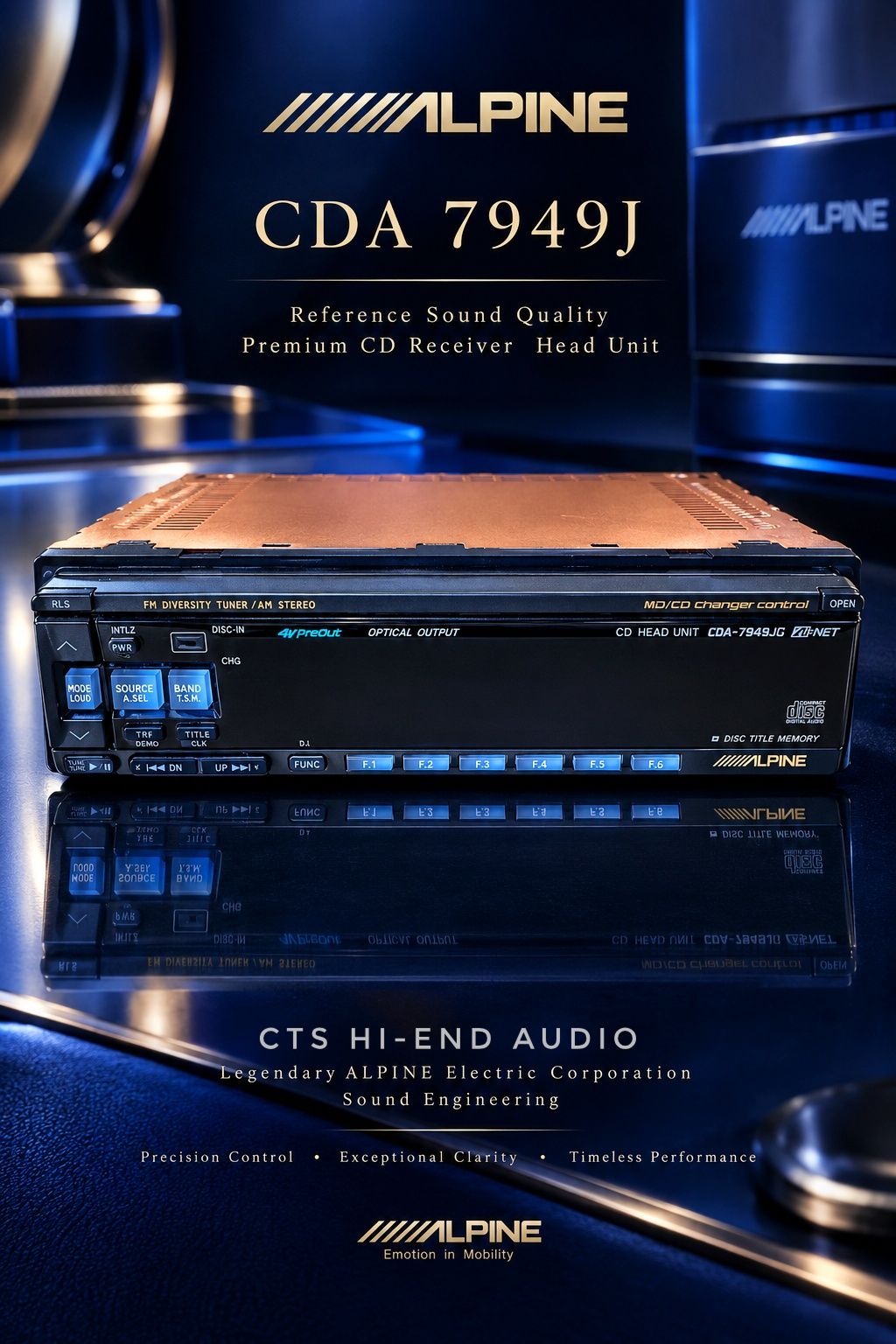 Alpine DVA-9965J, a legendary Japanese hi-end DVD head unit