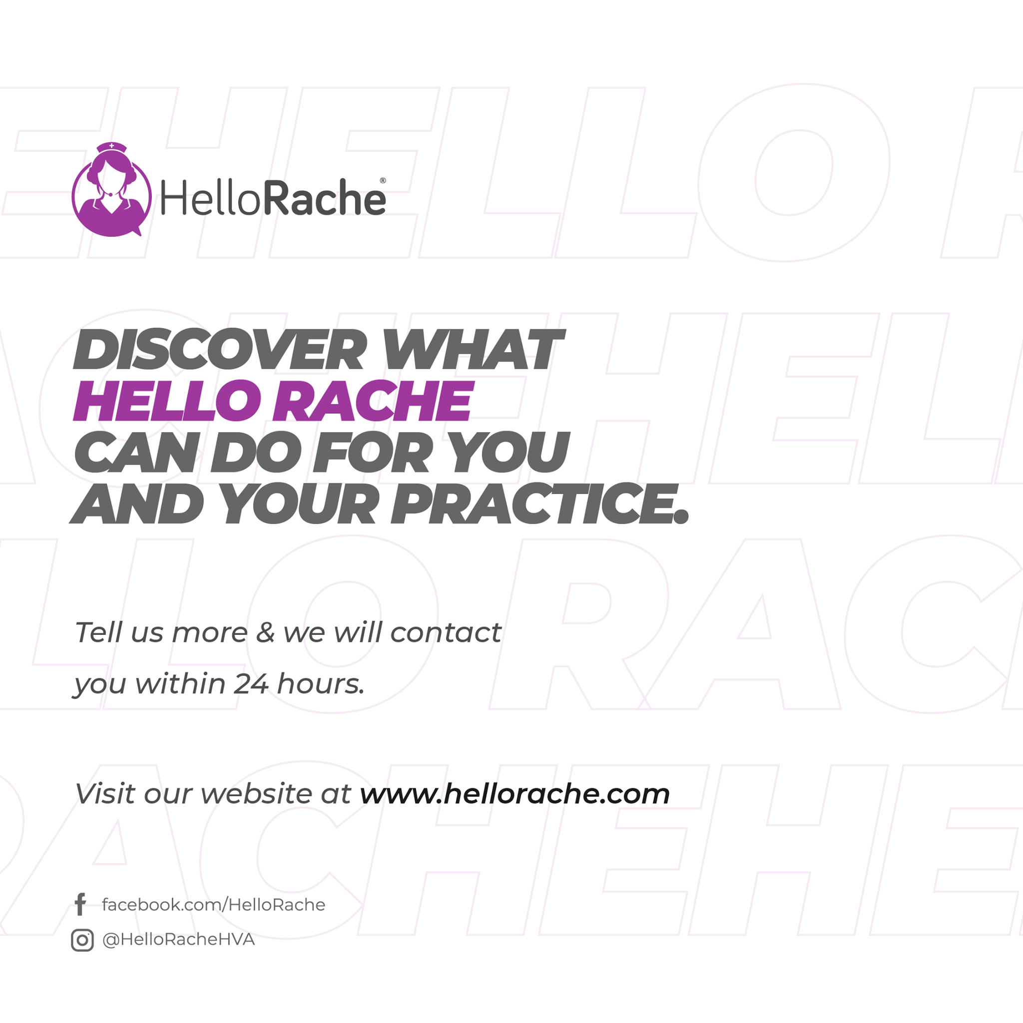 Hello Rache - 🏅Featured HVA - July🏅 💡We at HelloRache...