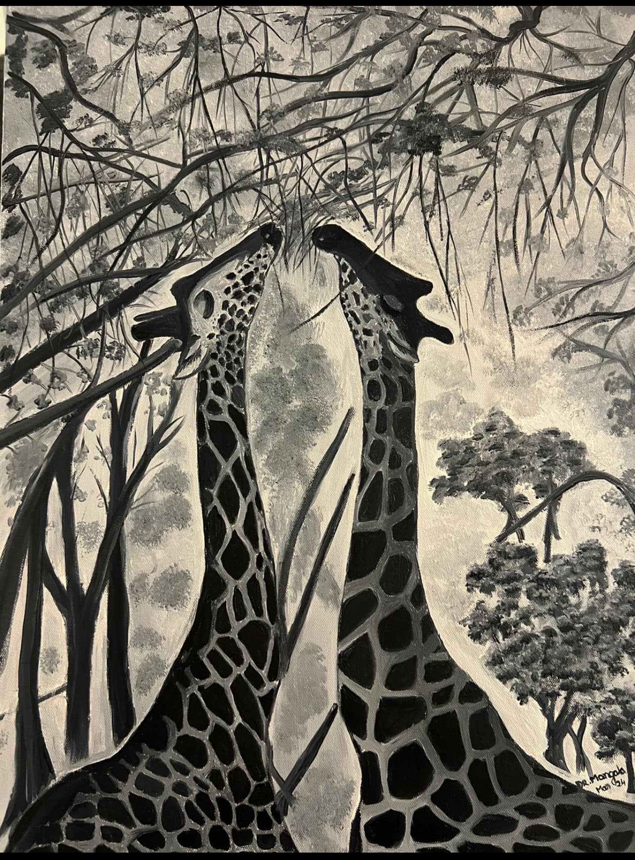 Safari 油彩画 Josa Botten 2016 Safari Inspirations, Captured on Canvas