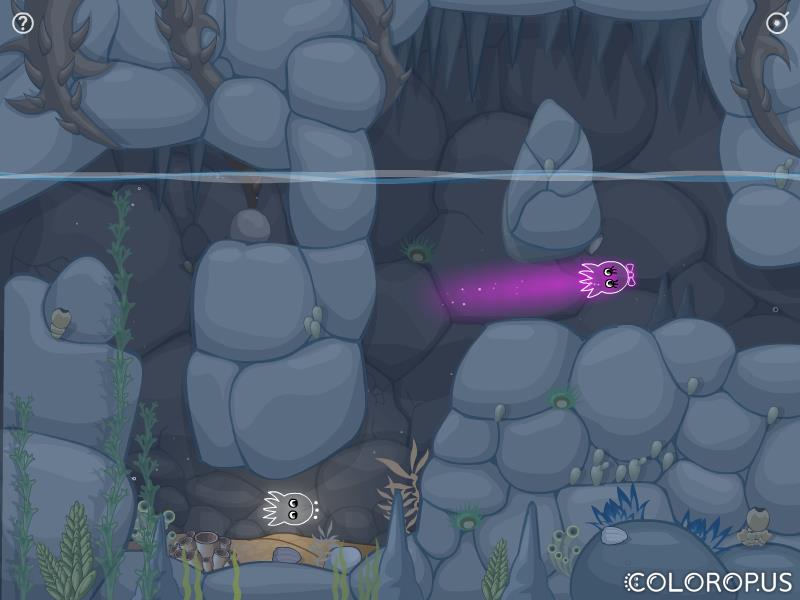 Coloropus - Pinky and Coloropus in the tutorial level. | Facebook