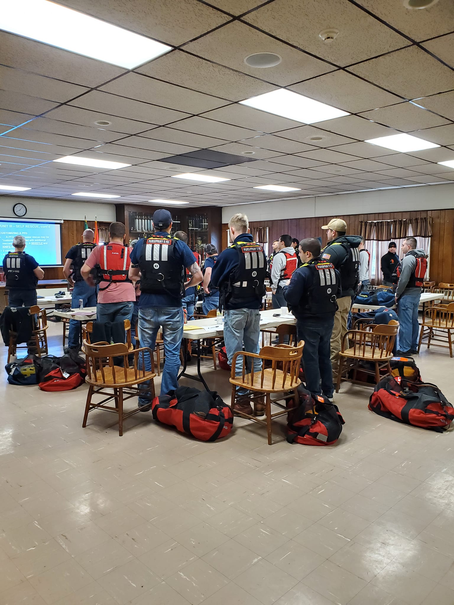 Our swiftwater rescue course started off early this morning. The ...