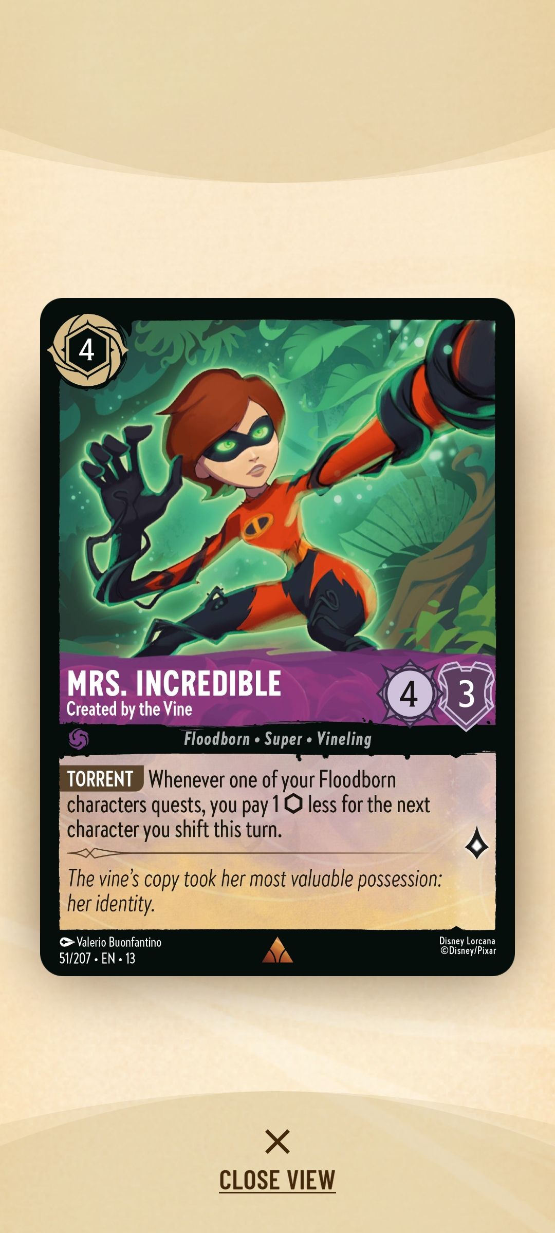 What are Mr. Incredible's abilities in Disney Lorcana TCG?
