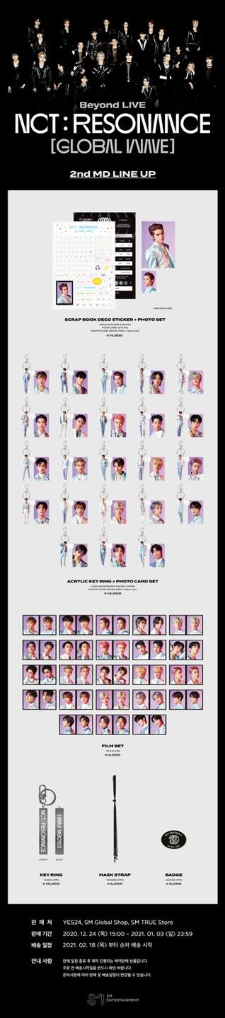Beyond LIVE – NCT : RESONANCE [GLOBAL WAVE] OFFICIAL MD 2nd LINE