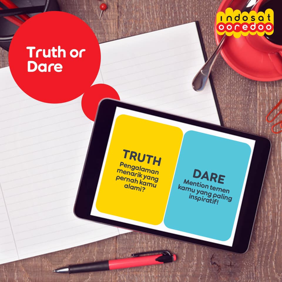 Indosat Ooredoo Main Game Truth Or Dare Yuk Kalau Facebook