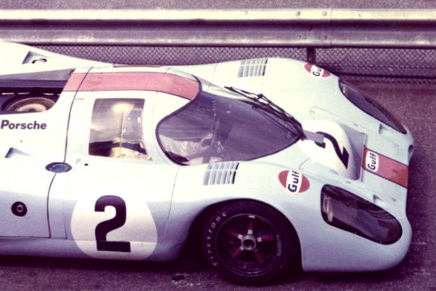 Year 1971 Monza 1000 KM. Rodriguez / Oliver, - Porsche 917K in the