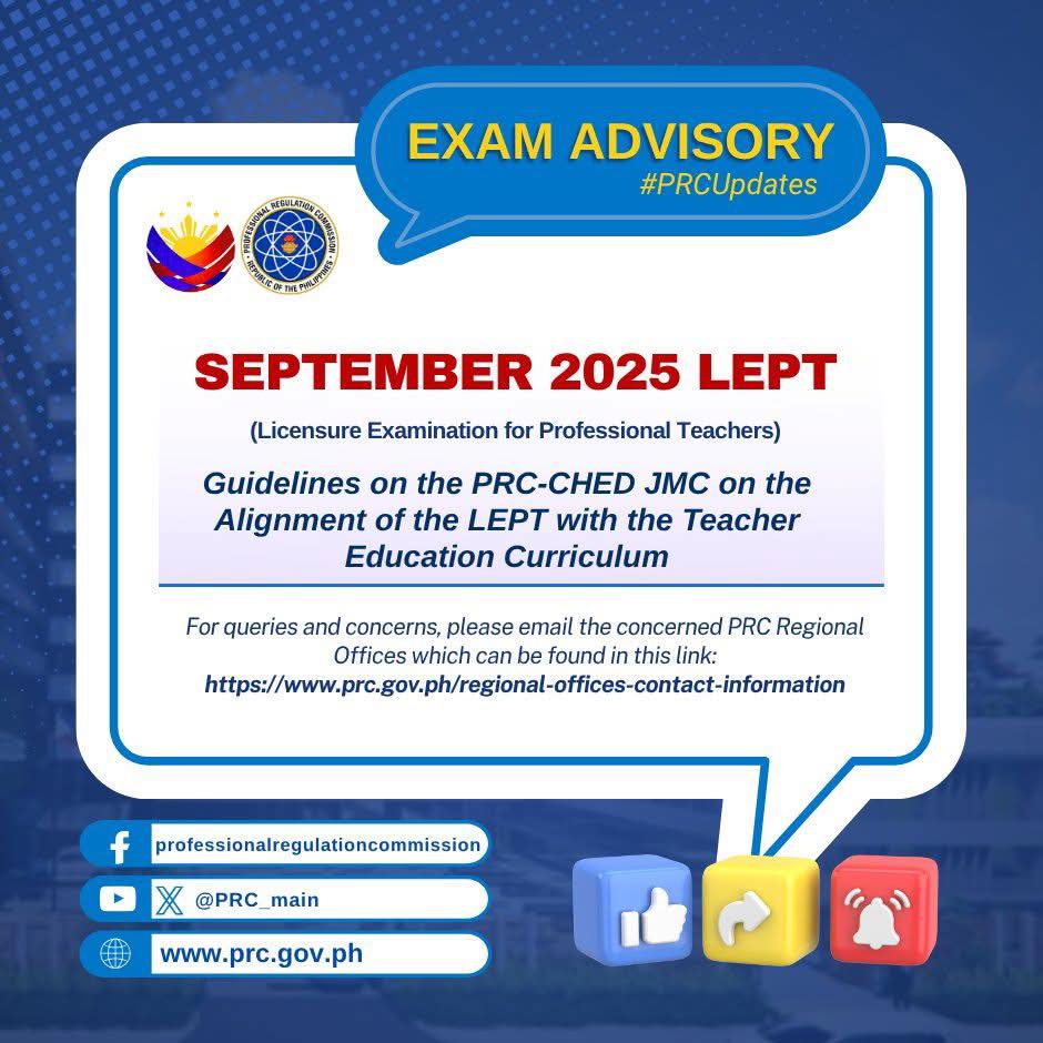 FYI SEPTEMBER 2025 LEPT... - Peter John Aguinaldo Villaflores | Facebook