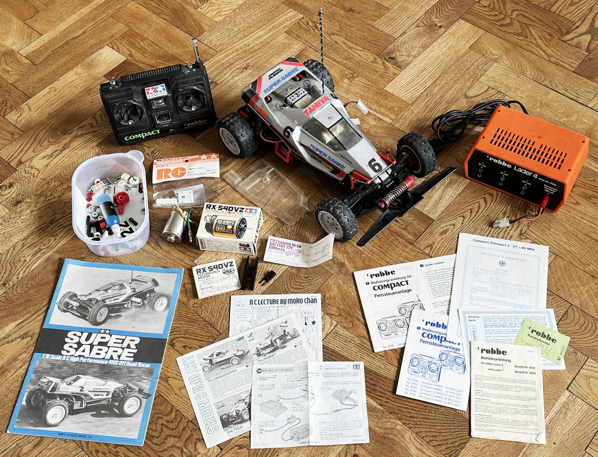 What's the value of a vintage Big Bear Datsun RC car kit?