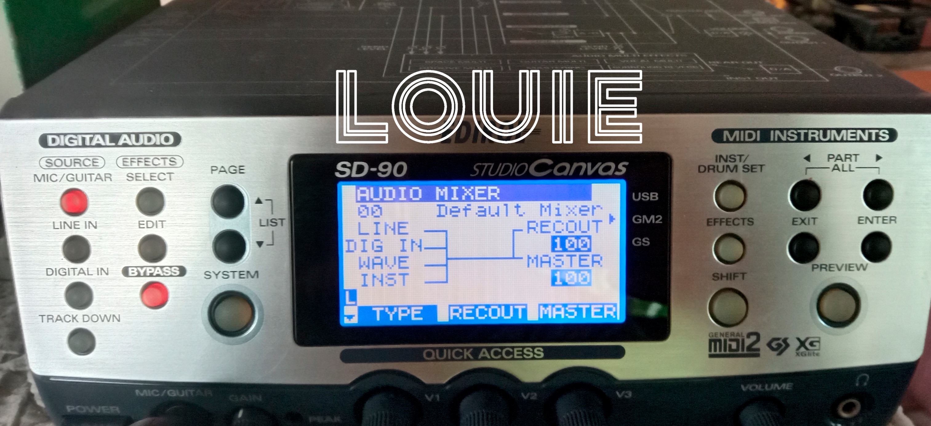 Roland Edirol SD-90 DIGITAL DIGITALAUDIO AUDIO SOURCE EFFECTS MIC