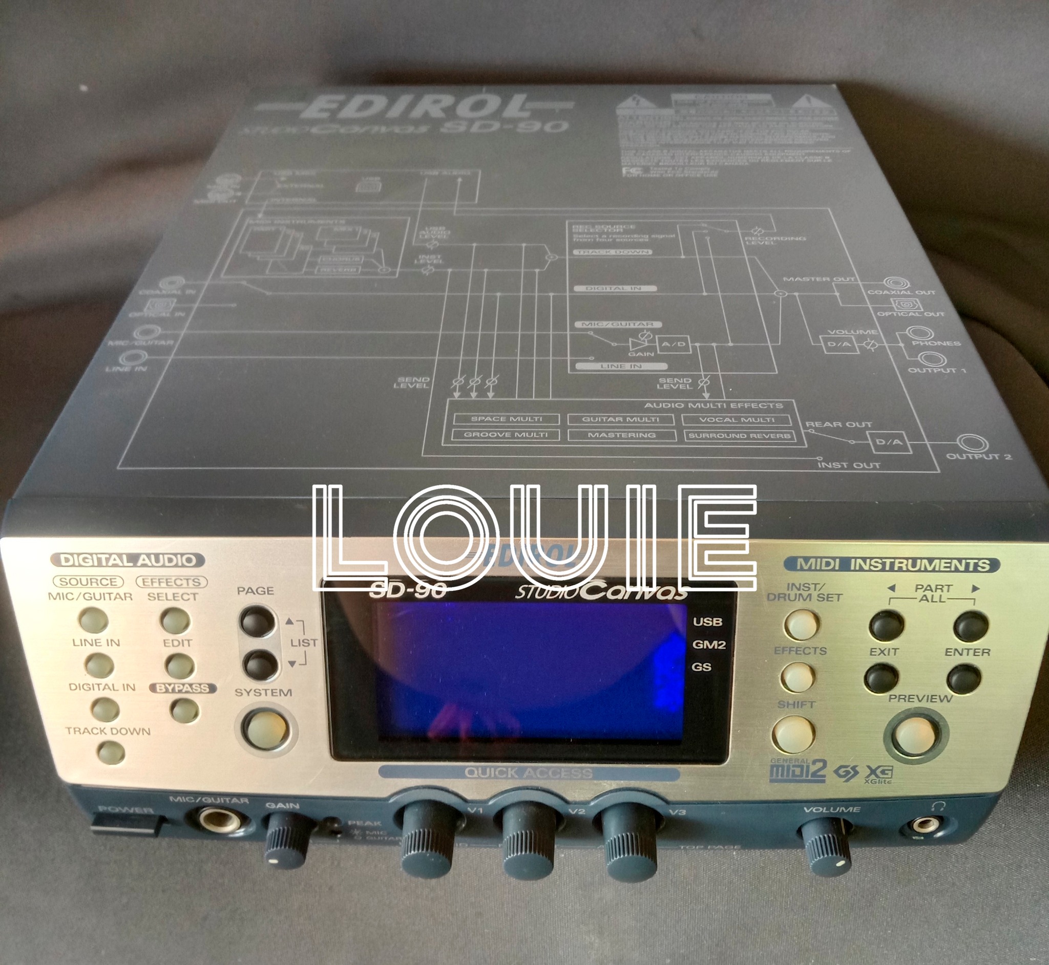 Roland Edirol SD-90 DIGITAL DIGITALAUDIO AUDIO SOURCE EFFECTS MIC