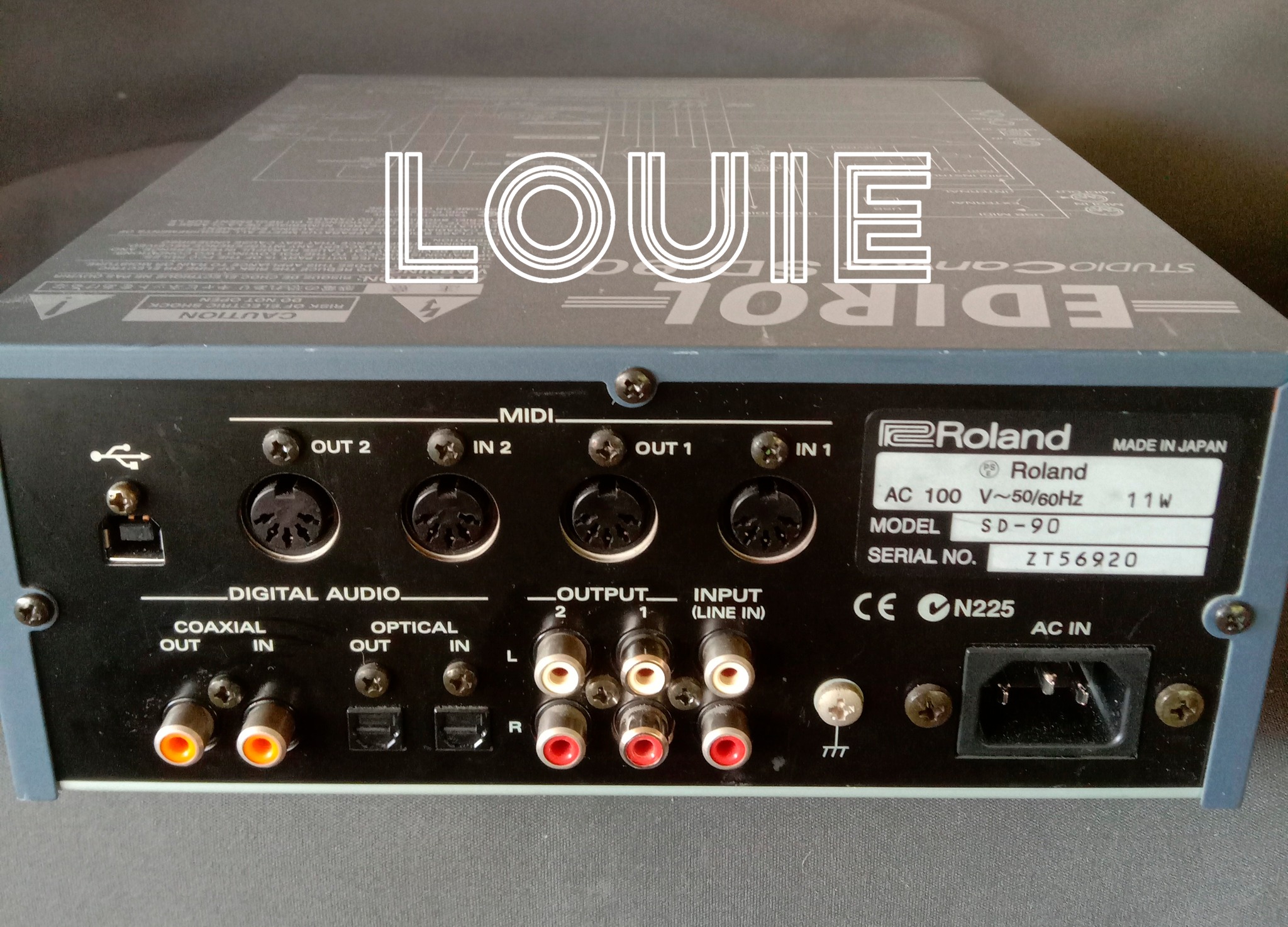 Roland Edirol SD-90 DIGITAL DIGITALAUDIO AUDIO SOURCE EFFECTS MIC
