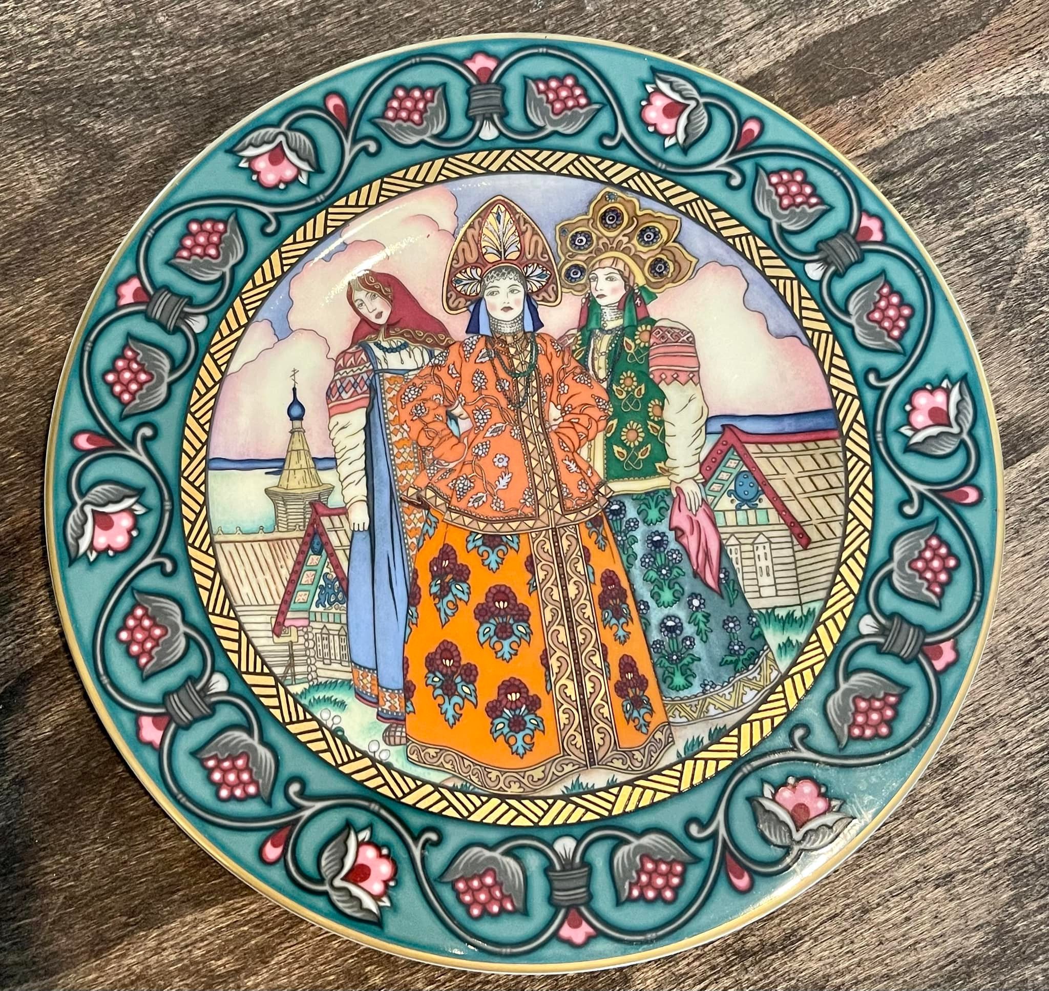 Villeroy & Boch collector plate with Russian fairy tales