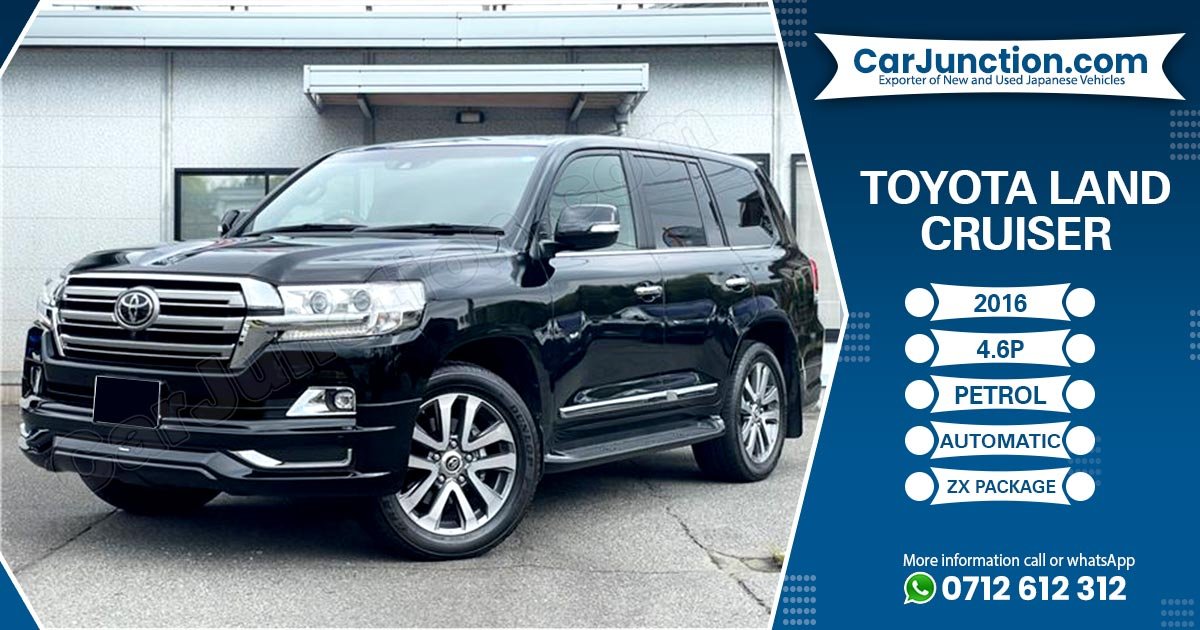 Car - 2016 Toyota Land Cruiser Black Automatic 4.6L Petrol for