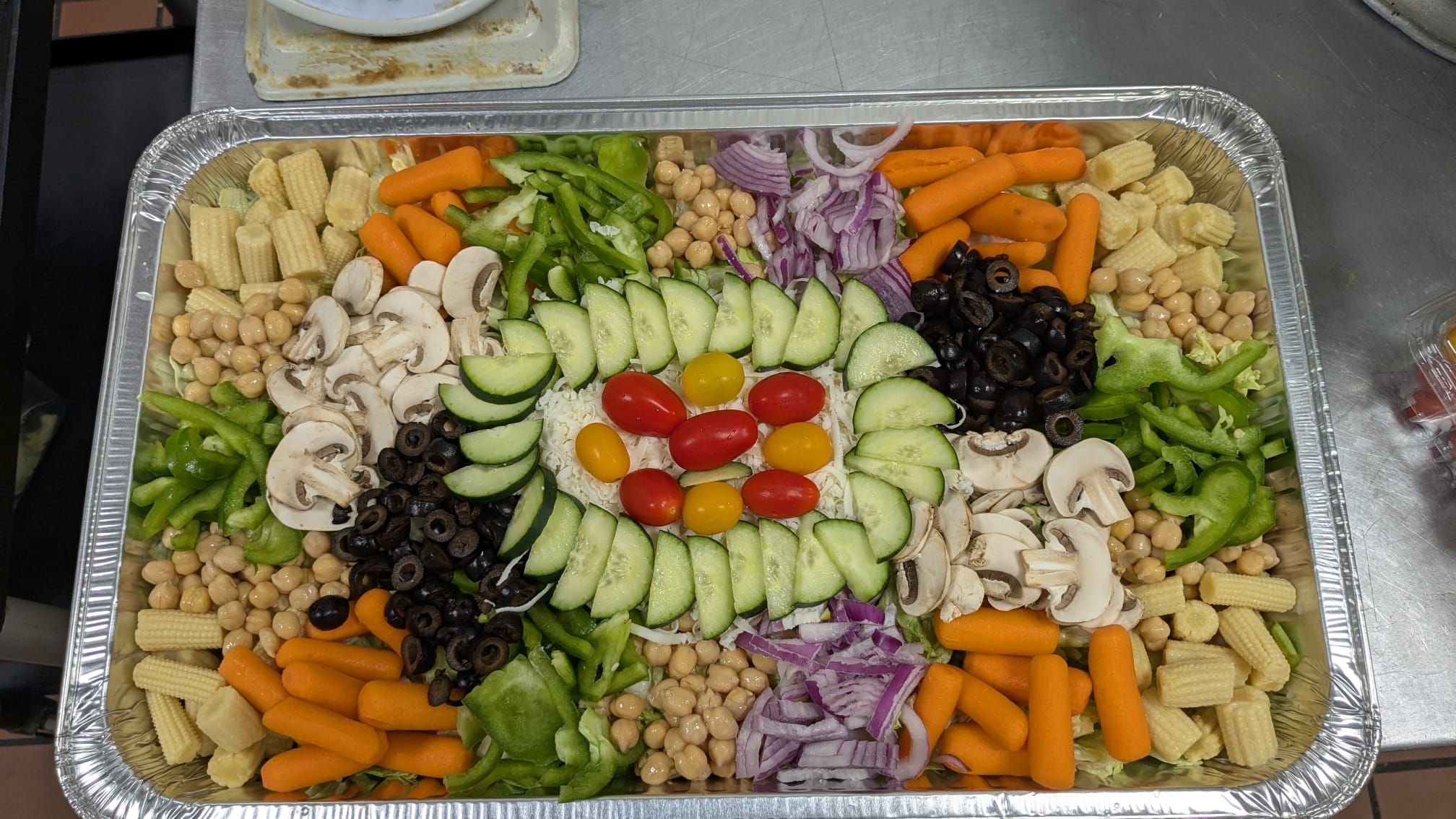 Check out this veggie party platter! Rancho Steve's Pizza