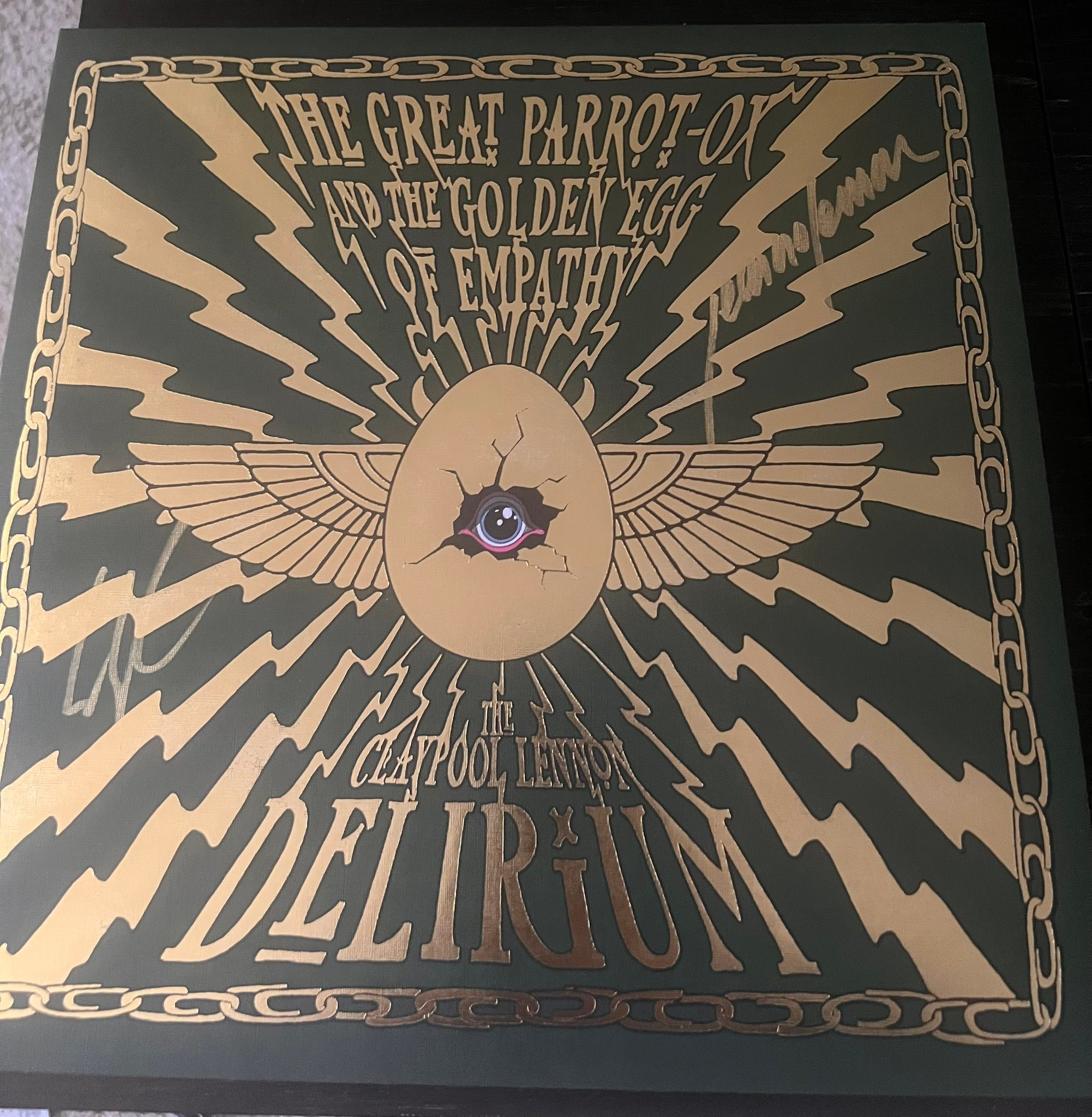 Claypool Lennon Delirium signed vinyl record