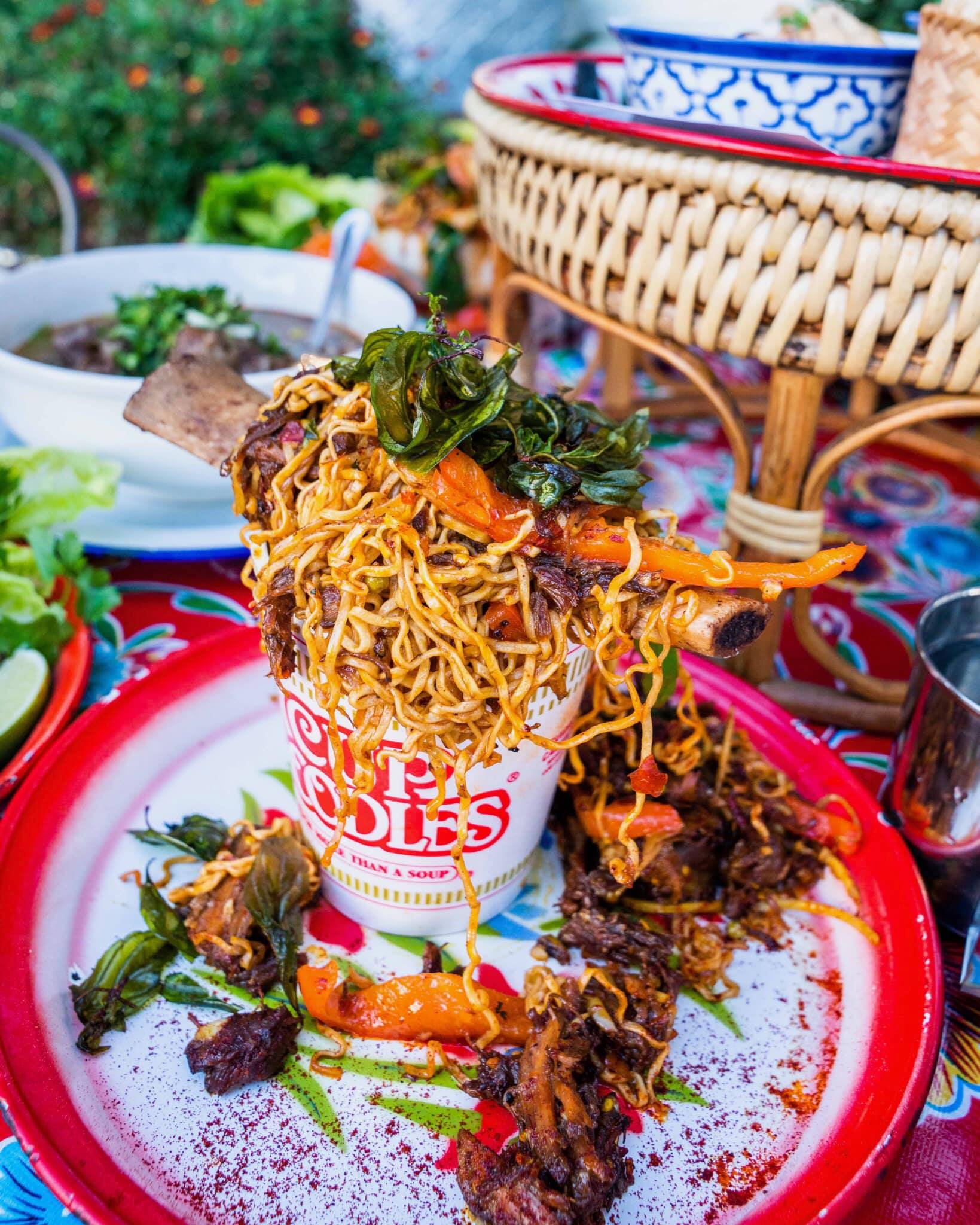 These Volcano Cup Noodles... - Farmhouse Kitchen Thai Cuisine